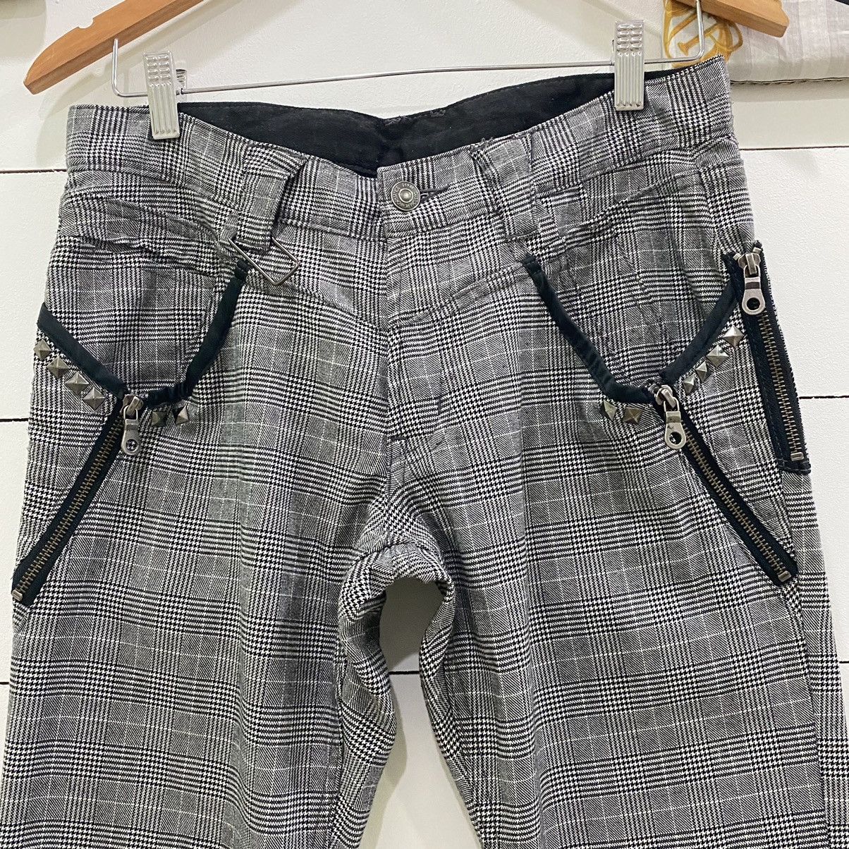 If Six Was Nine × Le Grande Bleu (L.G.B.) × PPFM Vintage PPFM Tactical Checkered Pants on Punk Style Size US 31 - 4 Thumbnail