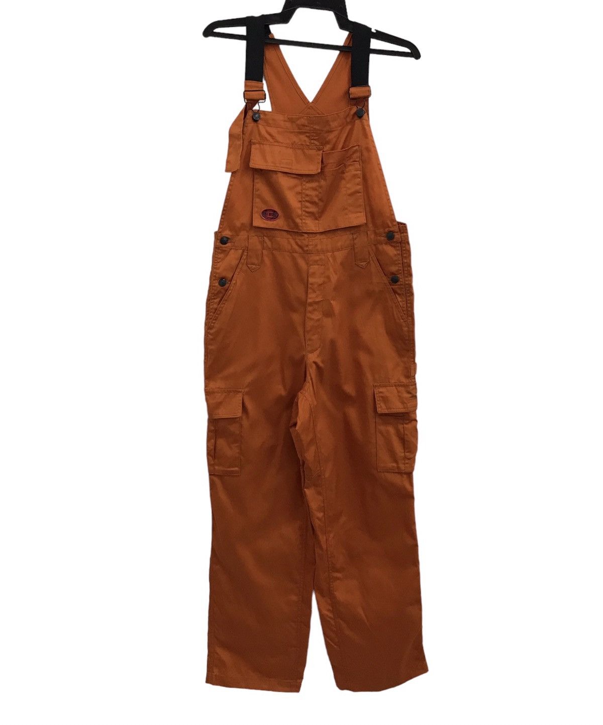 image of Overalls x Racing Vintage Bull Works Perfect Functional Gear Overall in Orange, Men's (Size 33)