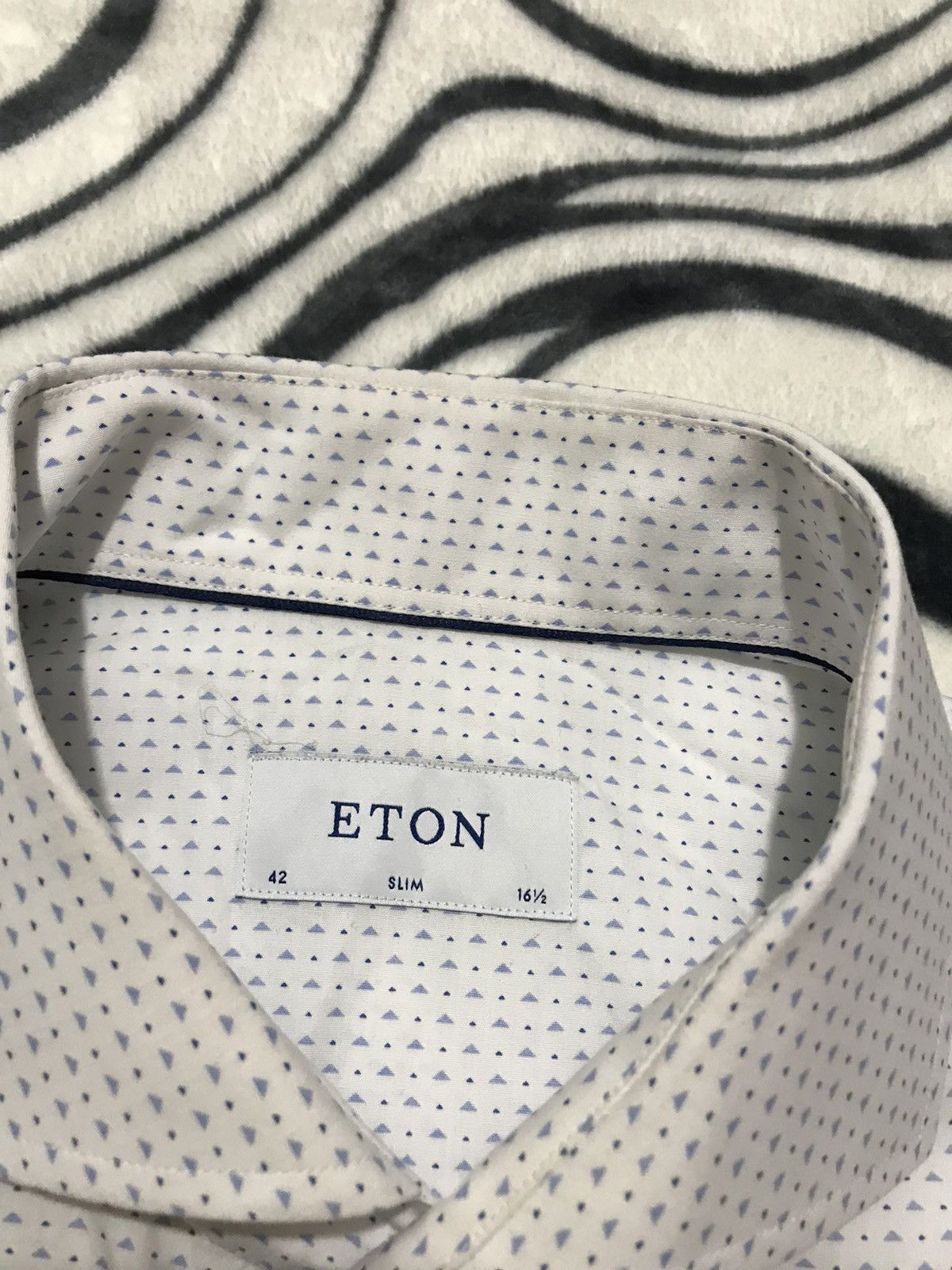 Eton × Vintage Eton Vintage Mens Long Sleeve Shirt Size US L / EU 52-54 / 3 - 3 Thumbnail