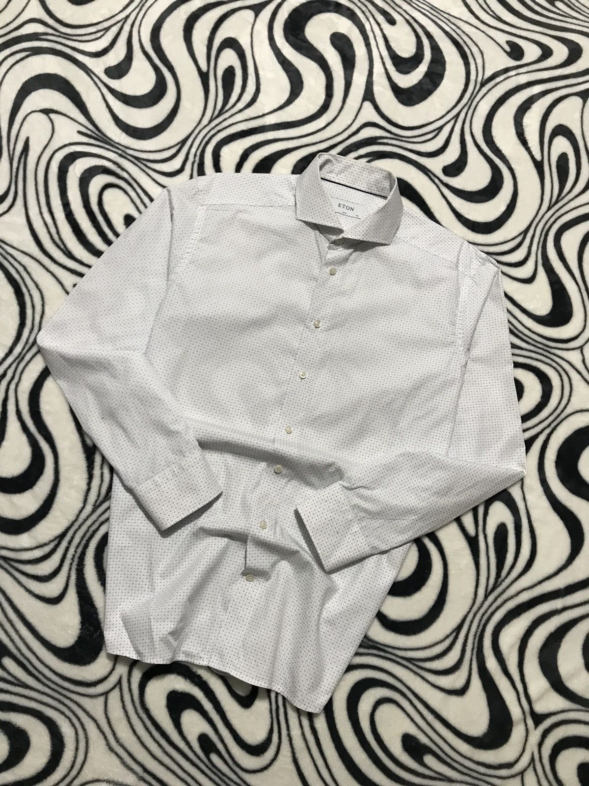 Eton × Vintage Eton Vintage Mens Long Sleeve Shirt Size US L / EU 52-54 / 3 - 1 Thumbnail