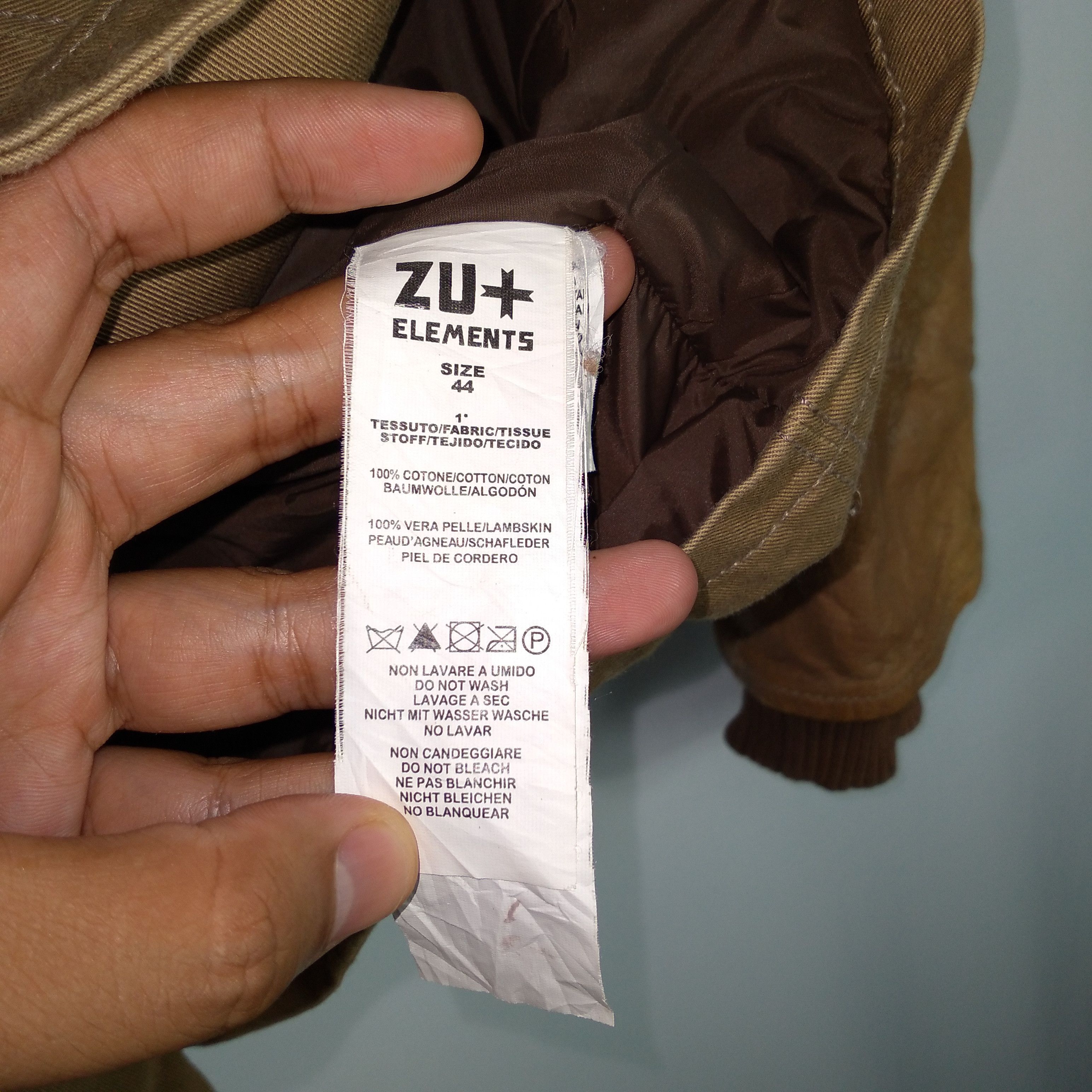 Other Zu Elements Sleeves Leathers Faded Stylish Chore Jacket Size US M / EU 48-50 / 2 - 17 Thumbnail