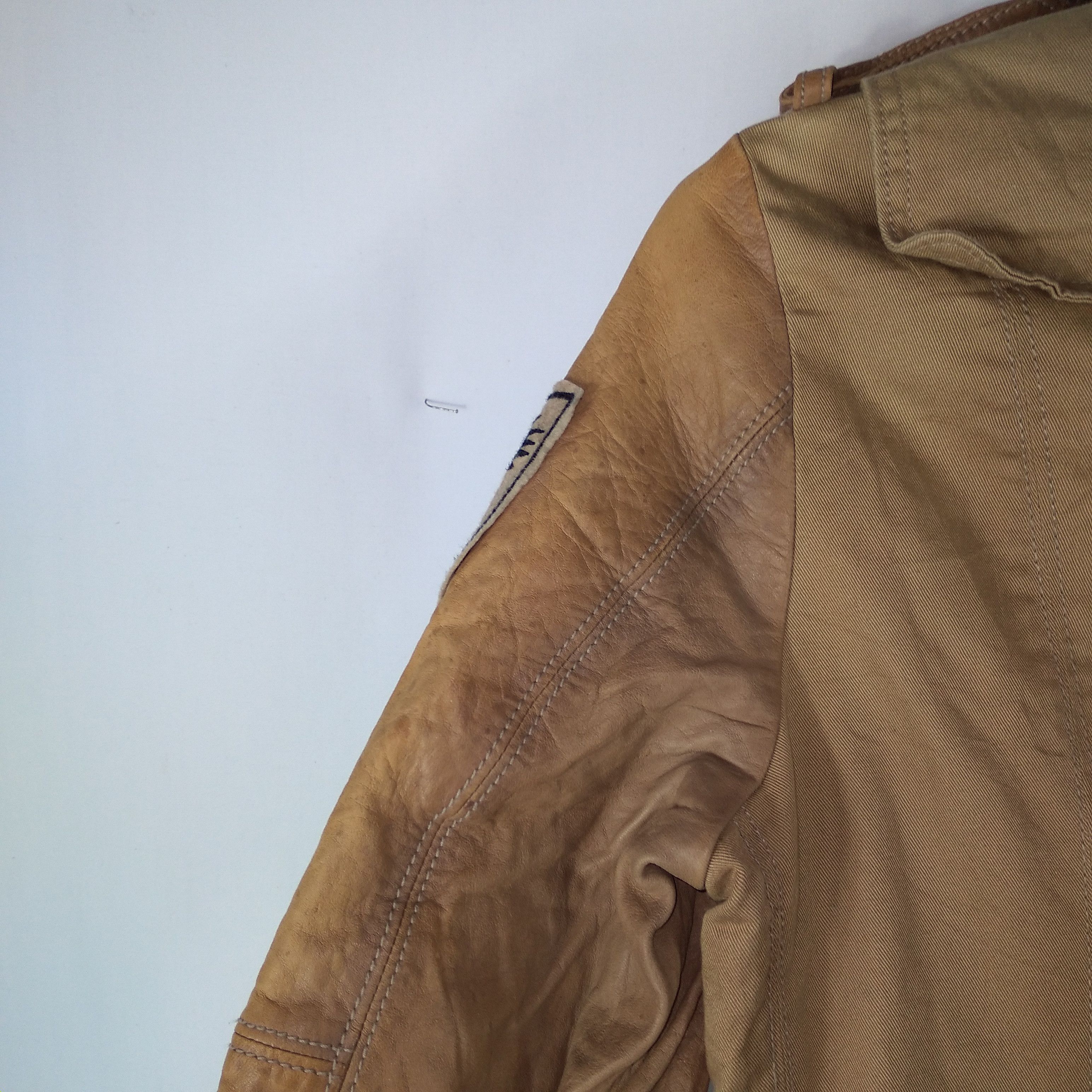 Other Zu Elements Sleeves Leathers Faded Stylish Chore Jacket Size US M / EU 48-50 / 2 - 10 Thumbnail