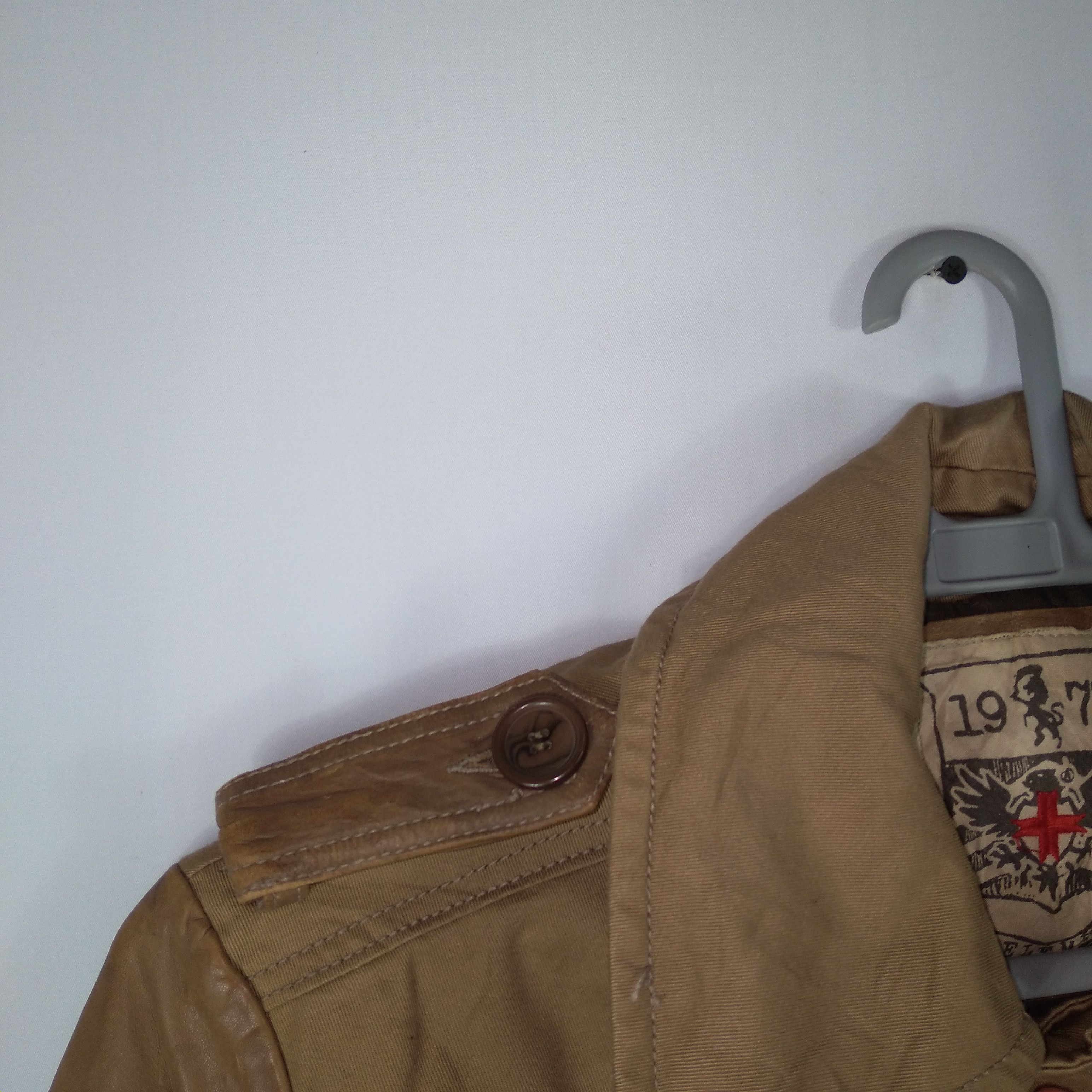 Other Zu Elements Sleeves Leathers Faded Stylish Chore Jacket Size US M / EU 48-50 / 2 - 16 Thumbnail
