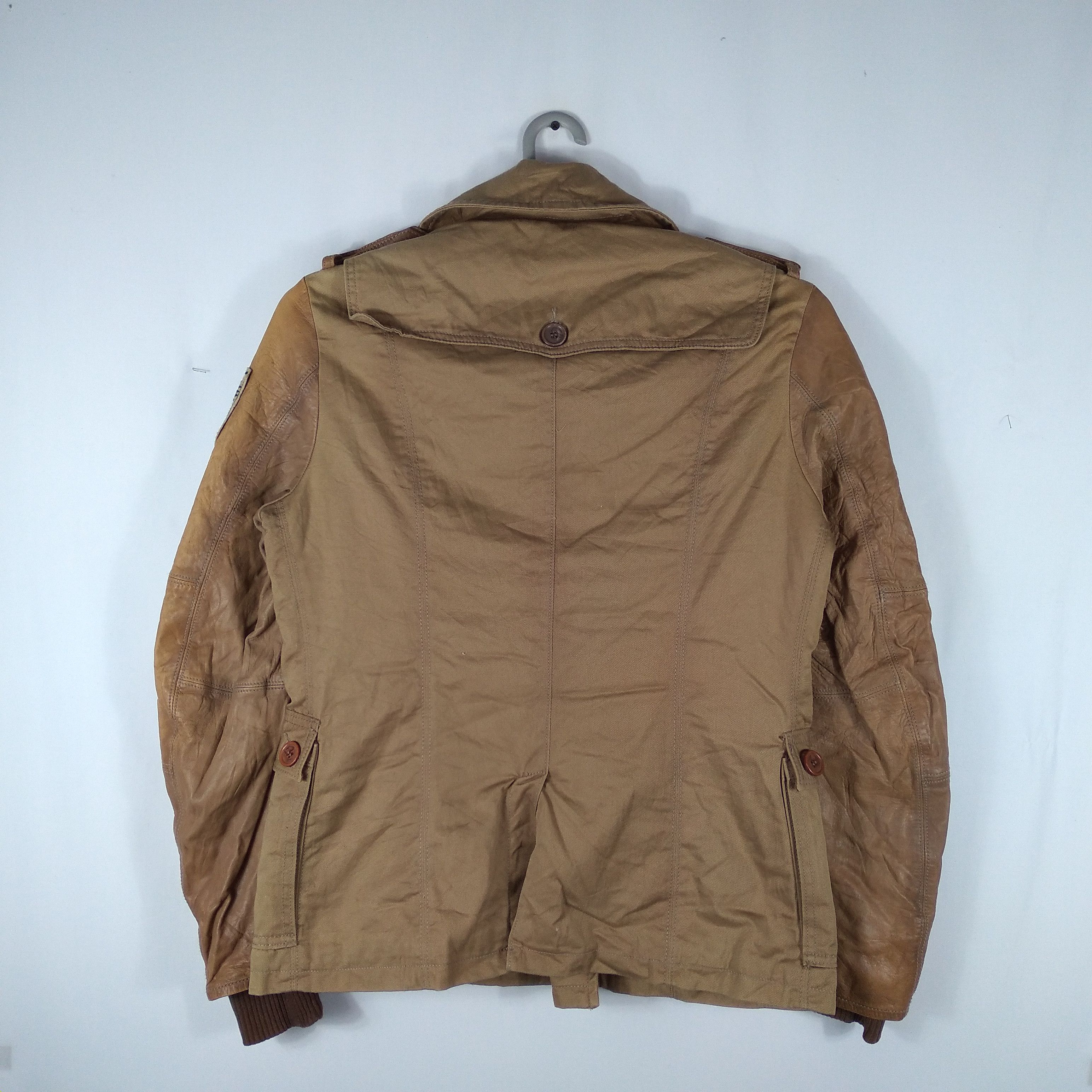 Other Zu Elements Sleeves Leathers Faded Stylish Chore Jacket Size US M / EU 48-50 / 2 - 4 Thumbnail