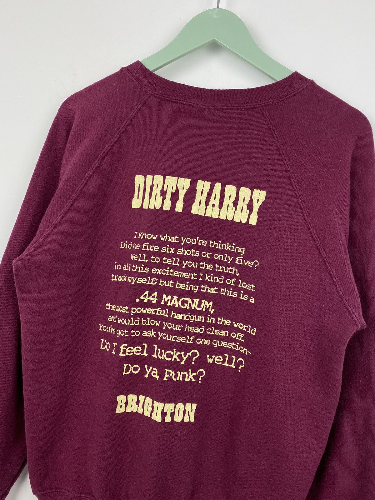 Vintage Dirty Harry Brighton Clint Eastwood Sweatshirt Taxi Driver Size US M / EU 48-50 / 2 - 6 Thumbnail