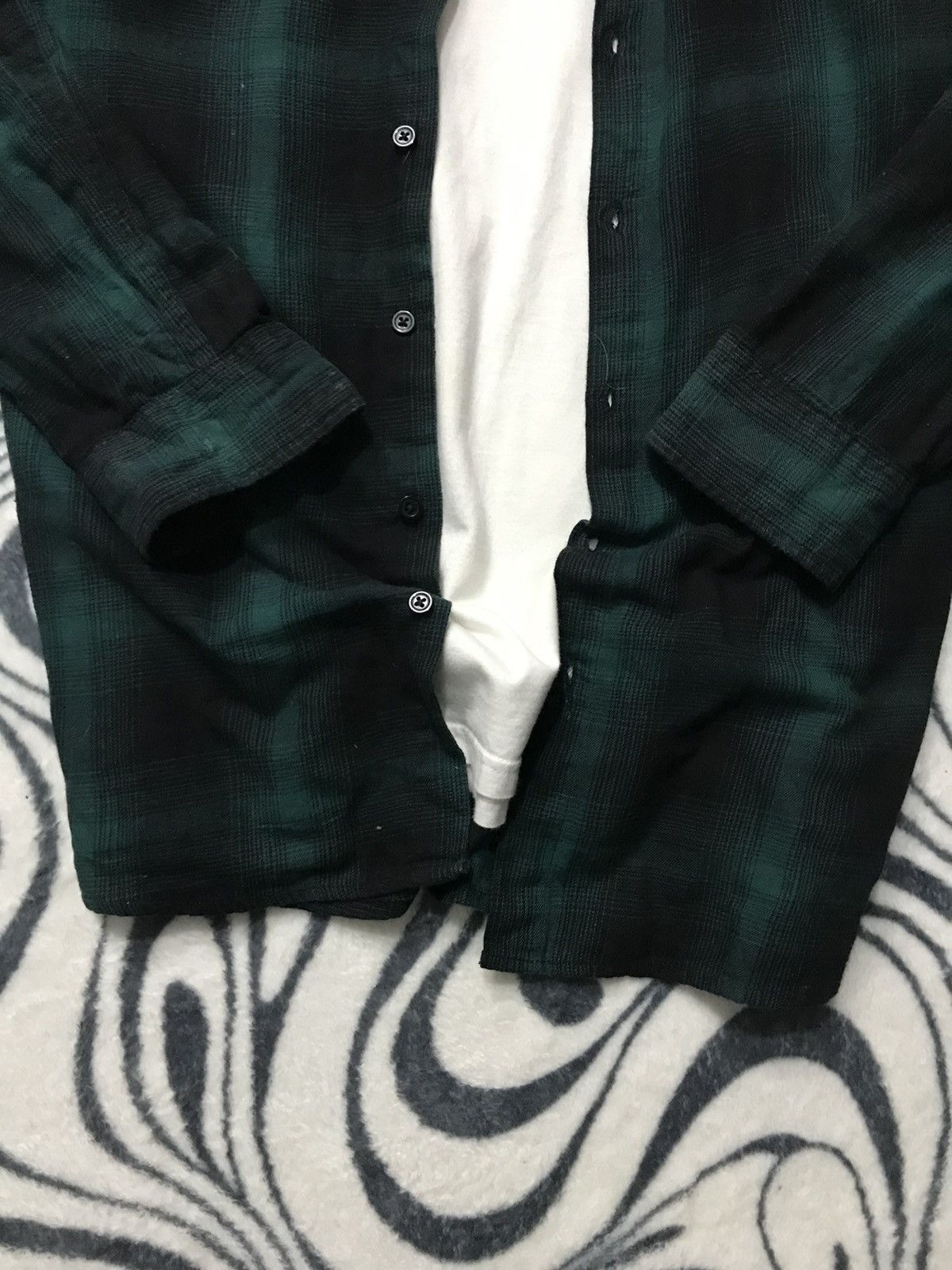 Flannel × Vintage Vintage flannel mens plaid shirt Size US XL / EU 56 / 4 - 2 Thumbnail