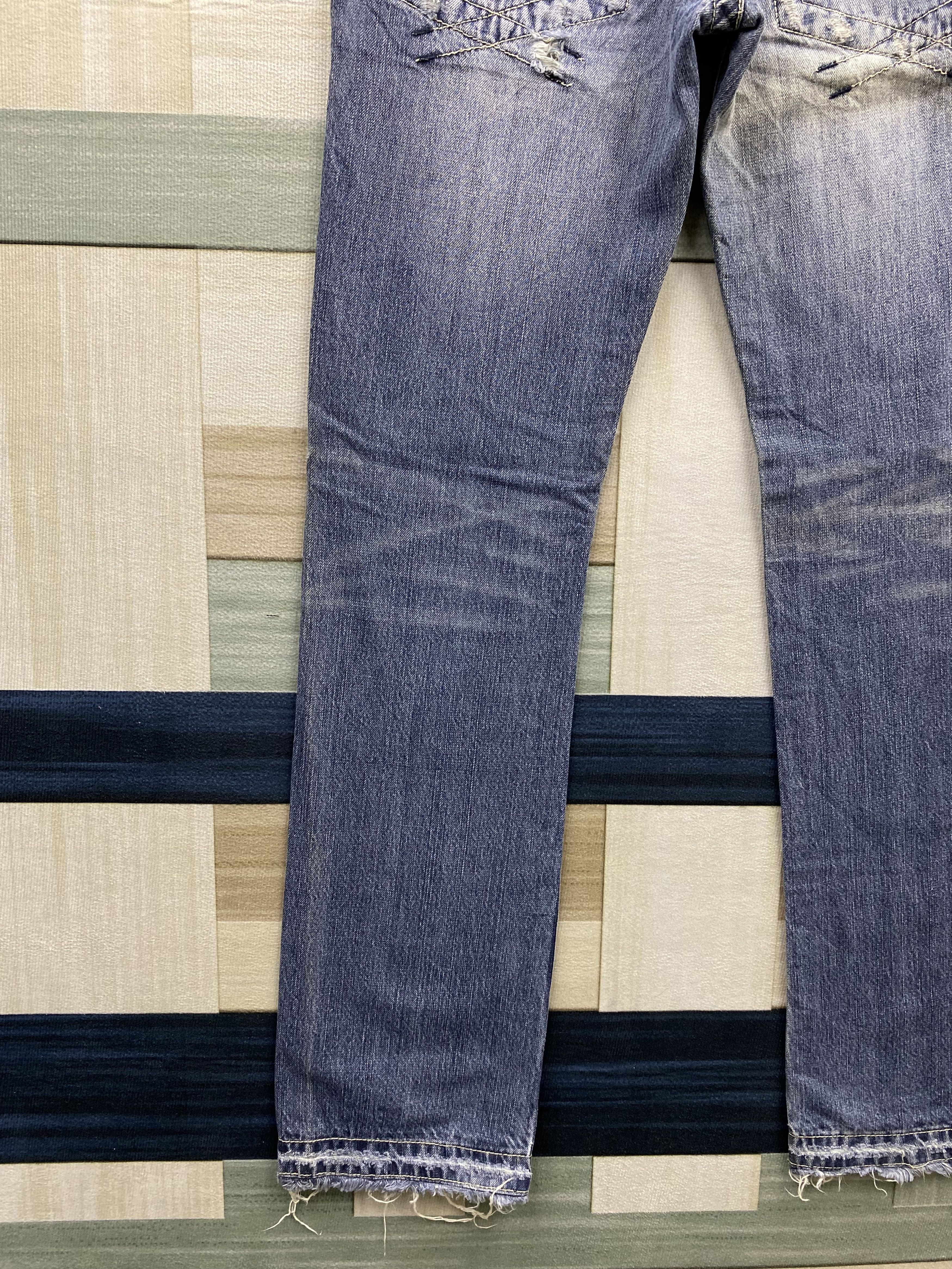 semanticdesign Japanese Brand Semantic Design Distress Denim Jean Size US 33 - 13 Thumbnail