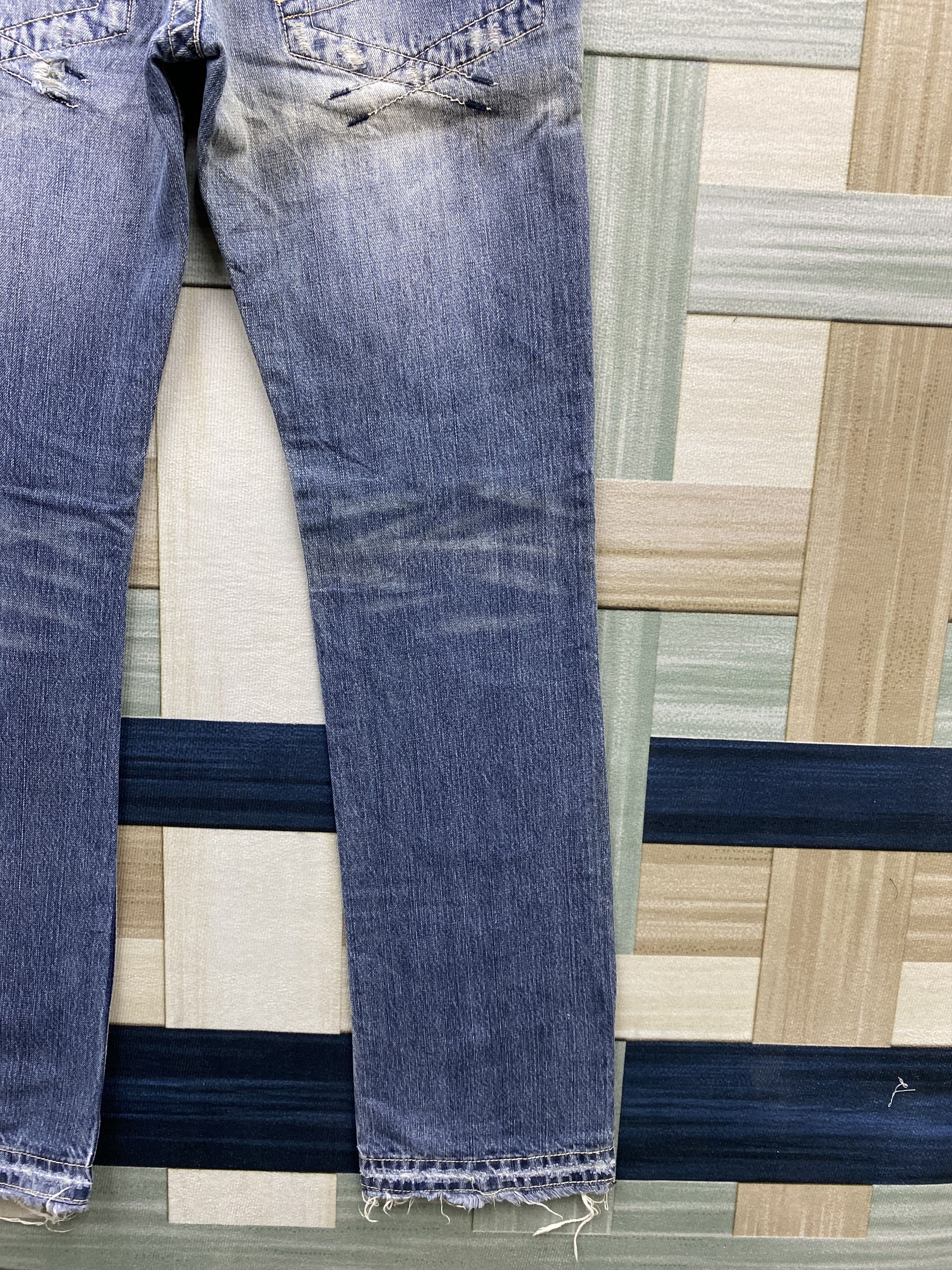 semanticdesign Japanese Brand Semantic Design Distress Denim Jean Size US 33 - 14 Thumbnail