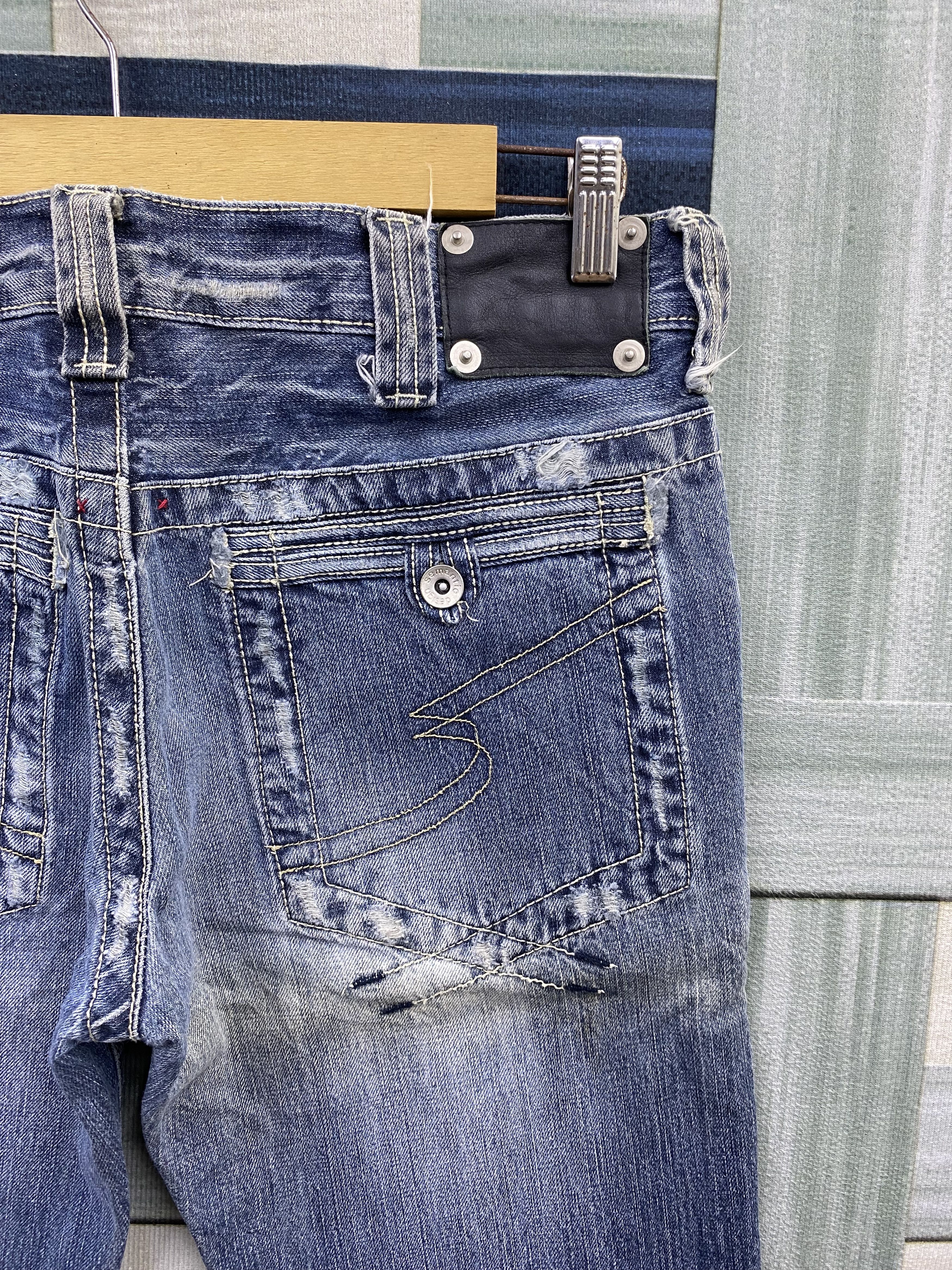semanticdesign Japanese Brand Semantic Design Distress Denim Jean Size US 33 - 5 Thumbnail