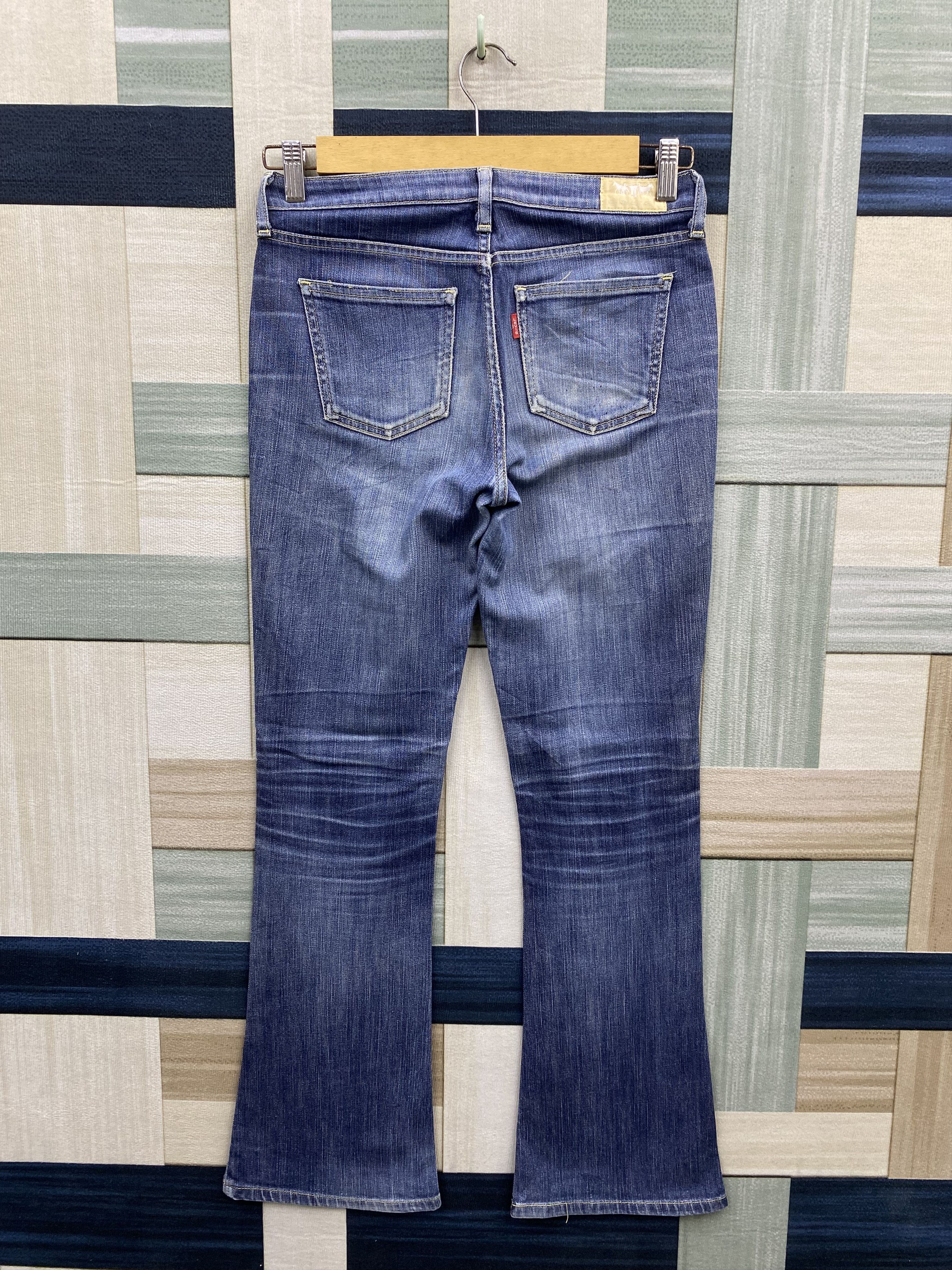 Levi's Vintage Distress Y2K Levi's Flare Denim Jean Size 29" - 2 Thumbnail