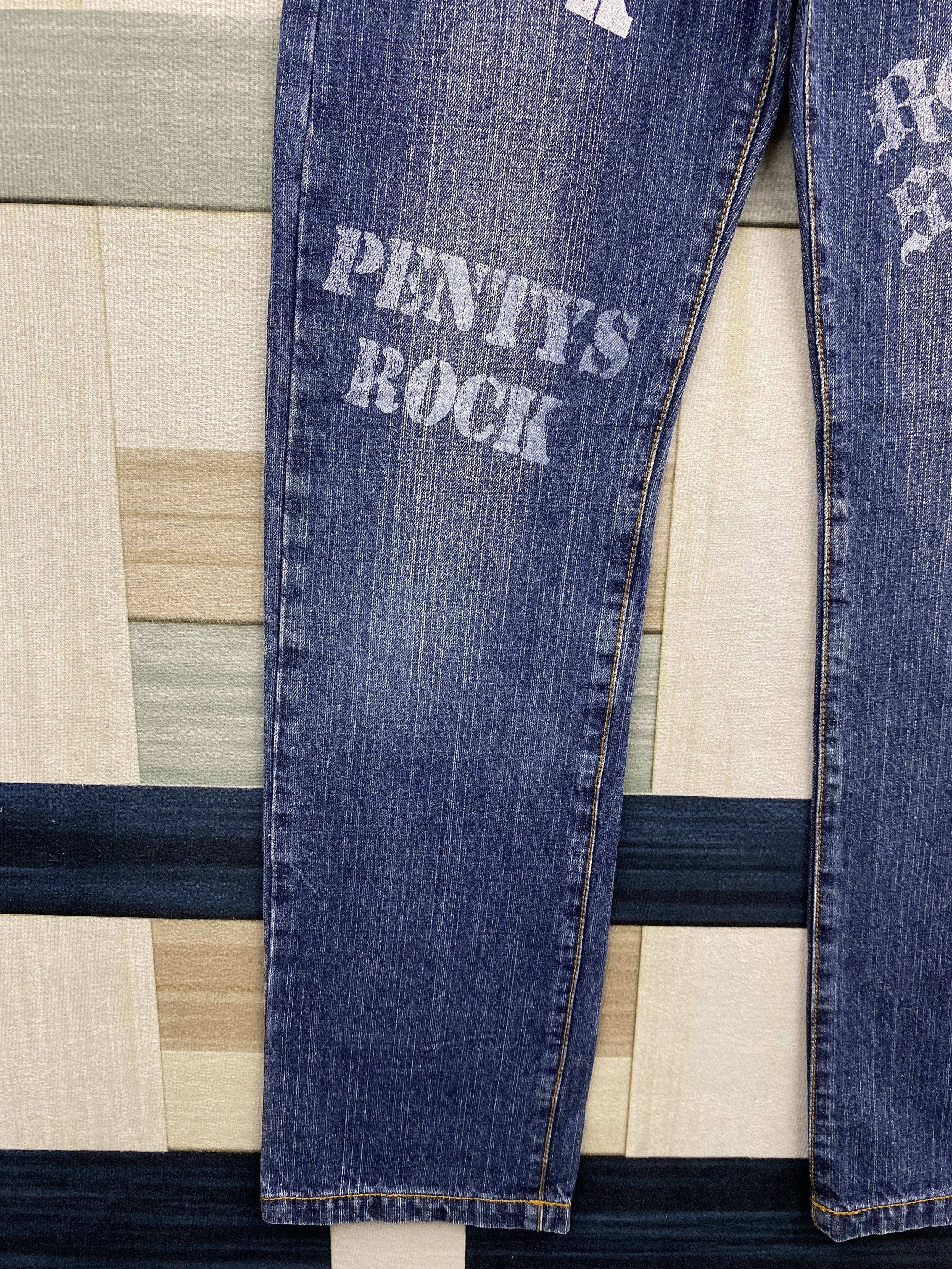 Designer × Japanese Brand Japanese Brand Penty's Rock Printed Denim Jean Size US 29 - 5 Thumbnail
