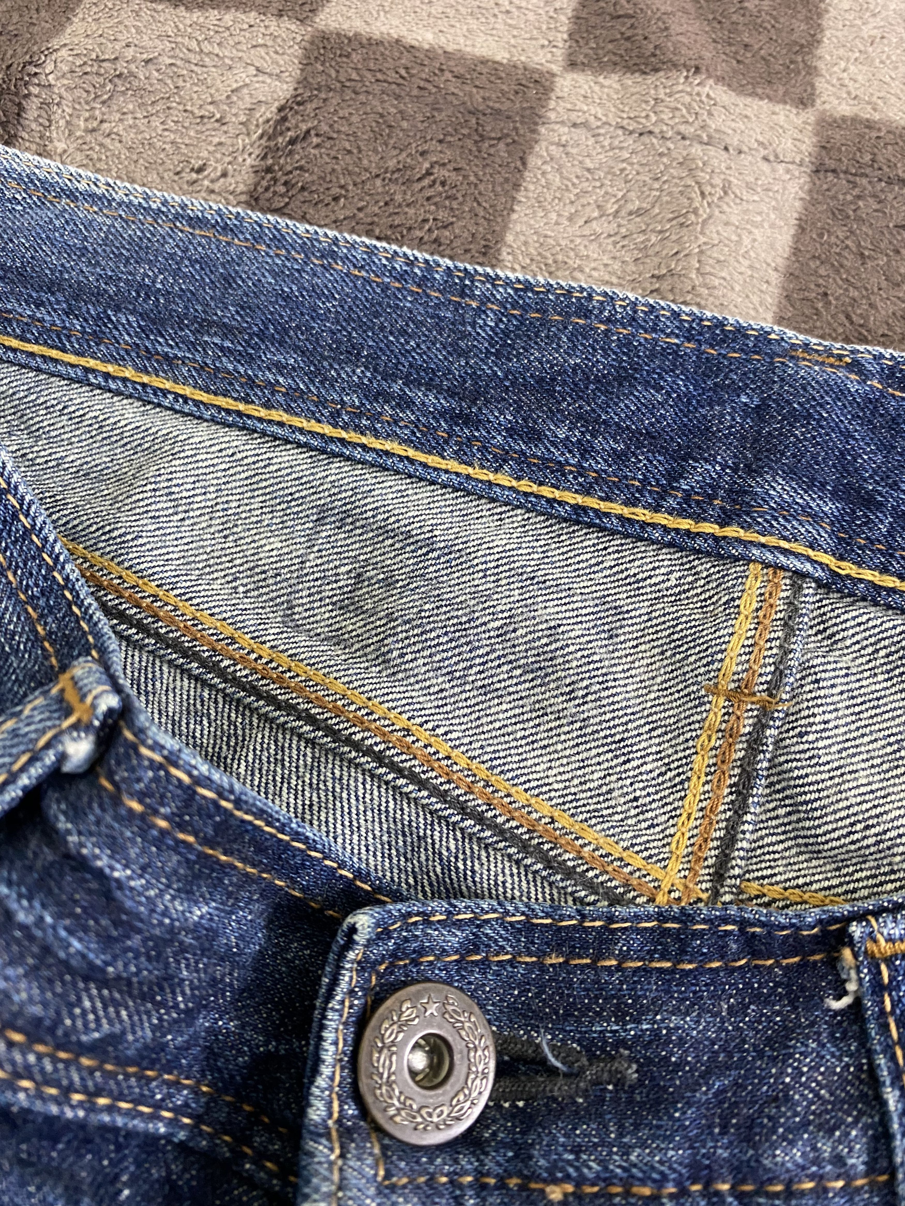OMNIGOD D.M.G Domingo Omnigod Faded Blue Denim Jean Pant Size US 32 / EU 48 - 18 Thumbnail