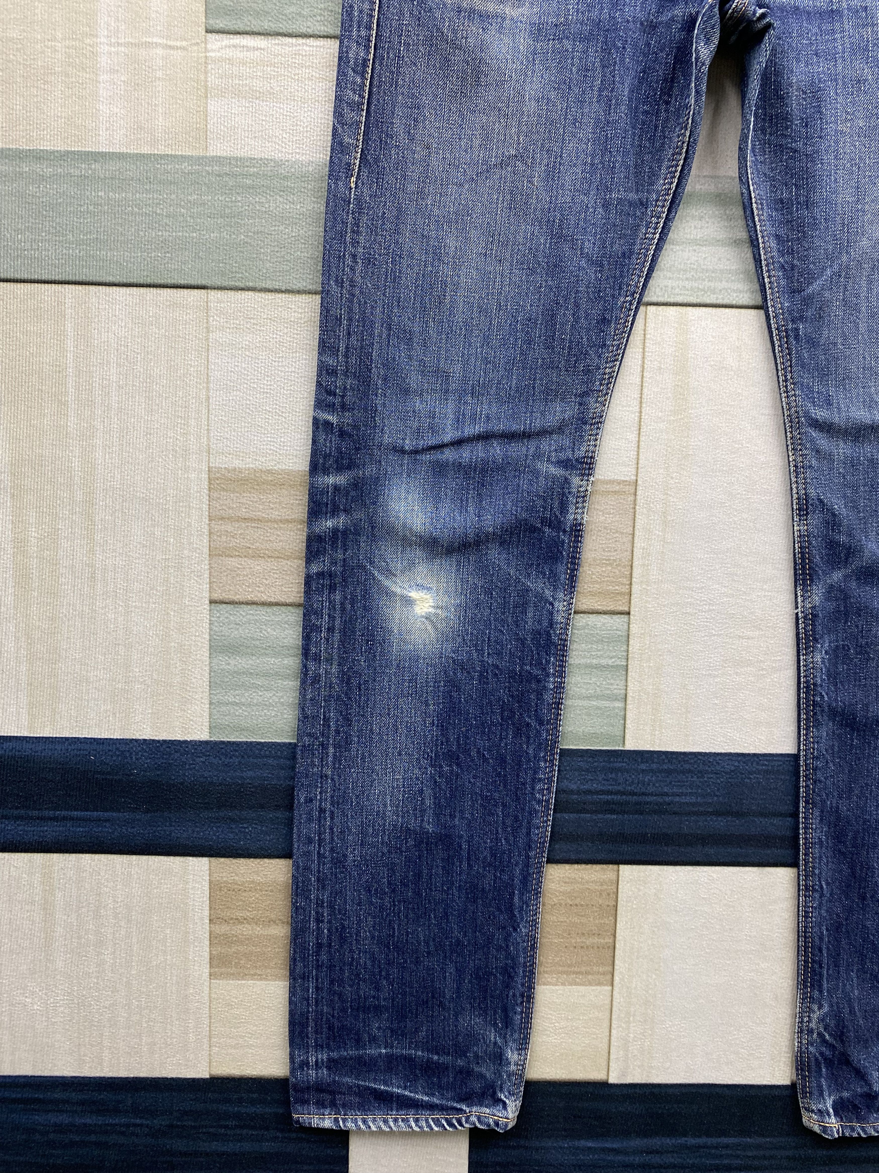 OMNIGOD D.M.G Domingo Omnigod Faded Blue Denim Jean Pant Size US 32 / EU 48 - 7 Thumbnail