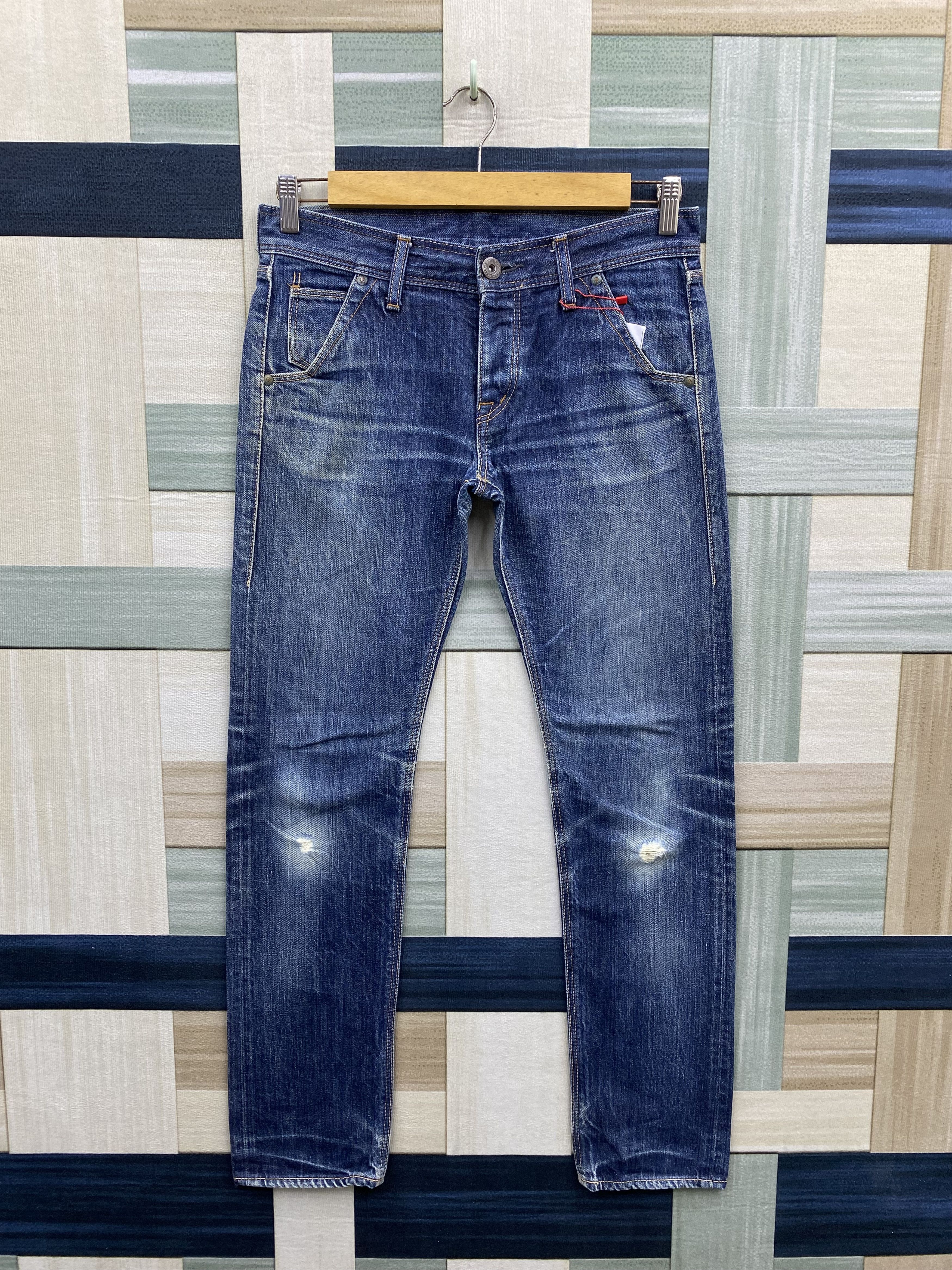 OMNIGOD D.M.G Domingo Omnigod Faded Blue Denim Jean Pant Size US 32 / EU 48 - 1 Thumbnail