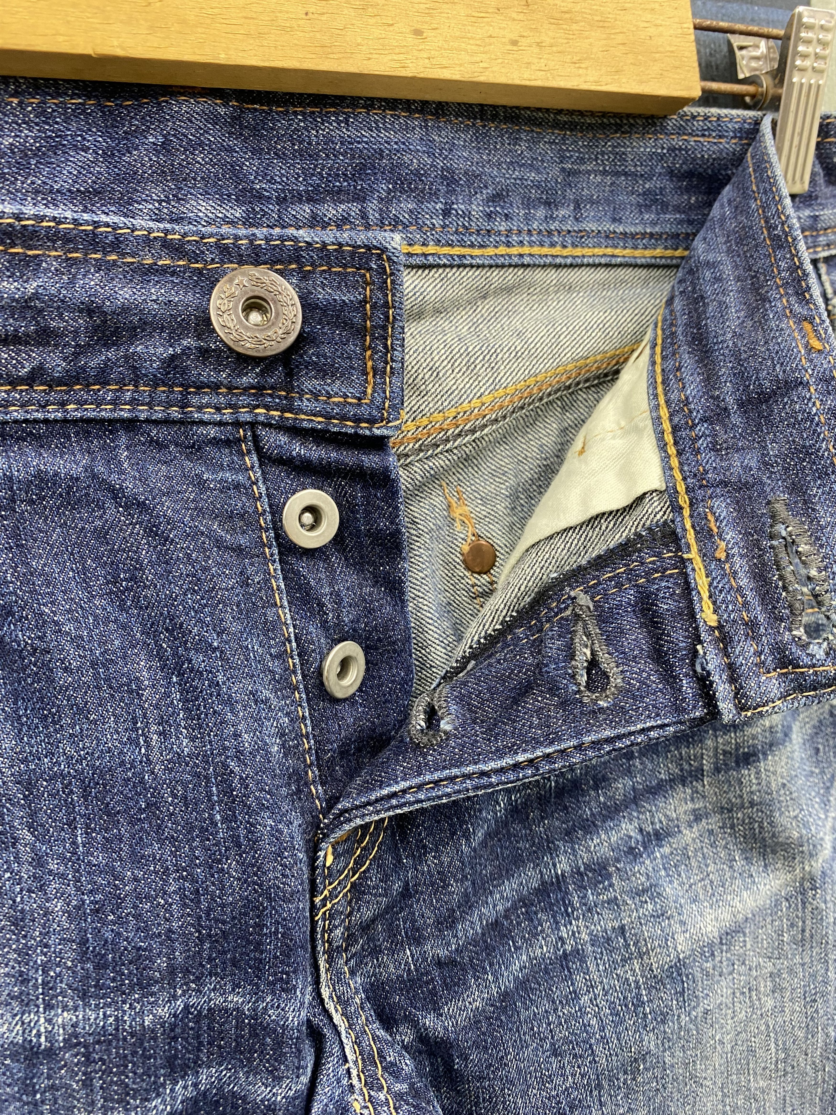 OMNIGOD D.M.G Domingo Omnigod Faded Blue Denim Jean Pant Size US 32 / EU 48 - 19 Thumbnail