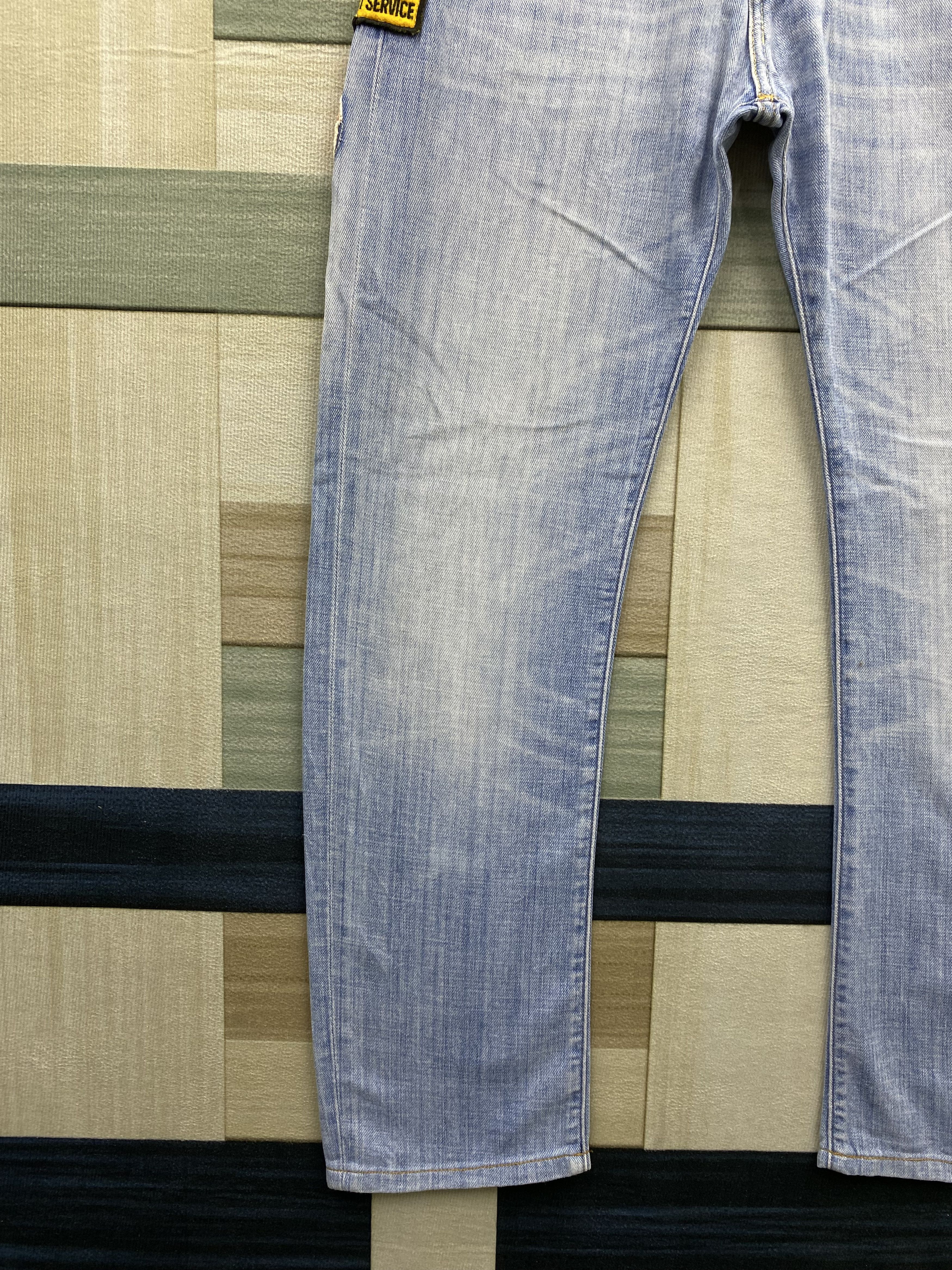 Replay × Vintage Replay Patches Faded Blue Denim Jean Size US 28 / EU 44 - 5 Thumbnail
