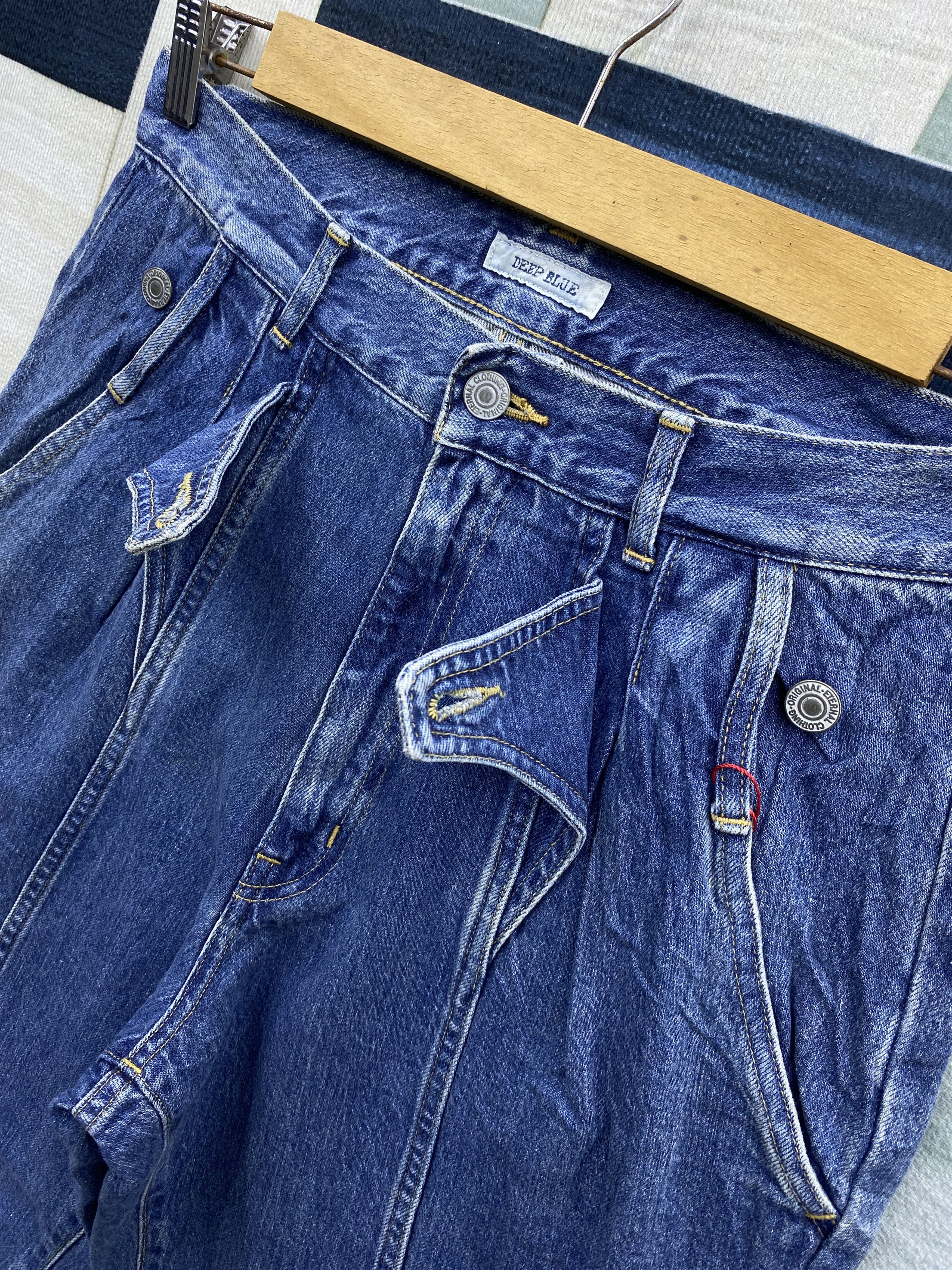 Eternal × Japanese Brand × Vintage Vintage Deep Blue by Eternal Faded Blue Denim Jean Size US 31 - 9 Thumbnail