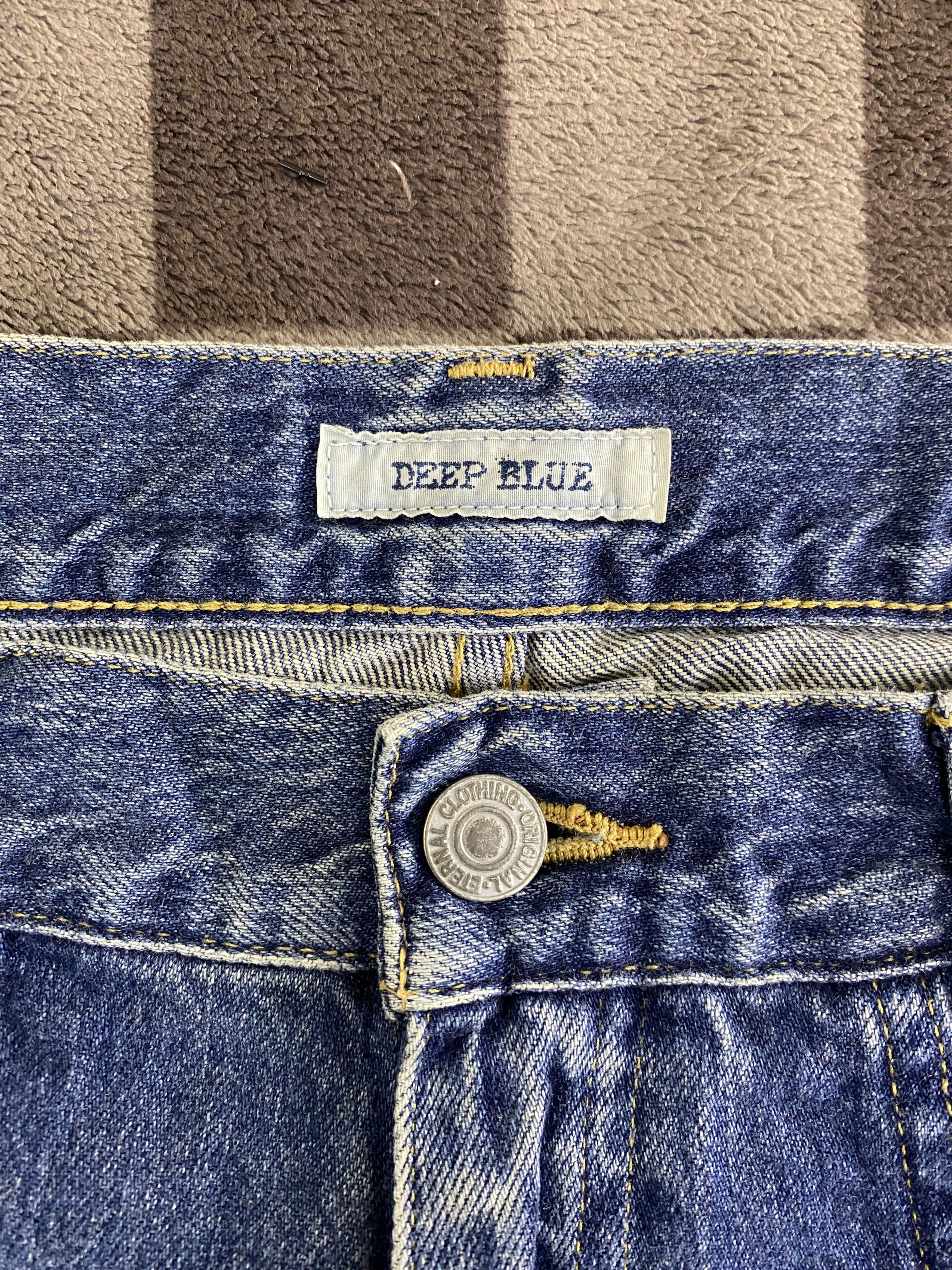 Eternal × Japanese Brand × Vintage Vintage Deep Blue by Eternal Faded Blue Denim Jean Size US 31 - 15 Thumbnail