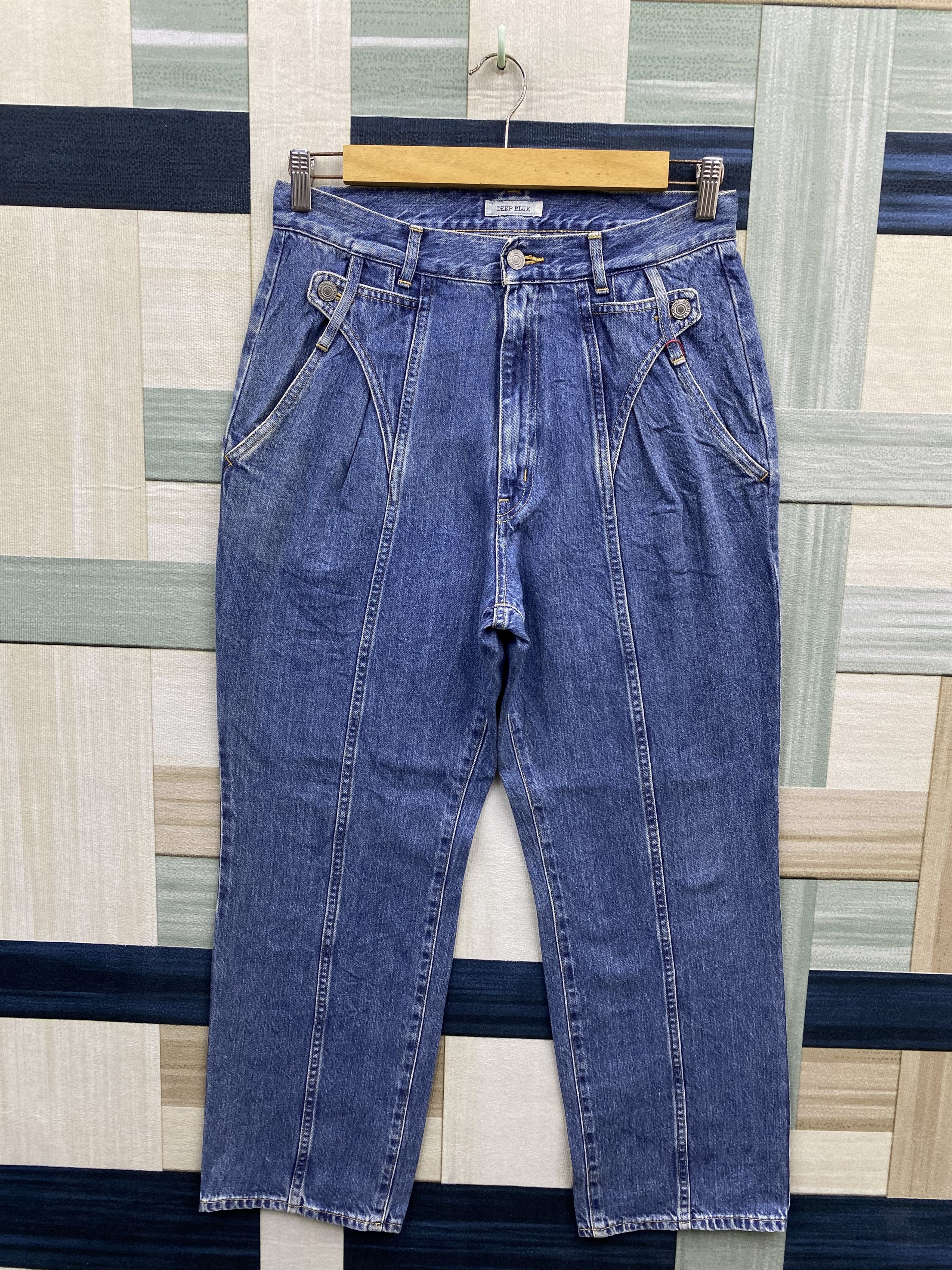 Eternal × Japanese Brand × Vintage Vintage Deep Blue by Eternal Faded Blue Denim Jean Size US 31 - 1 Thumbnail