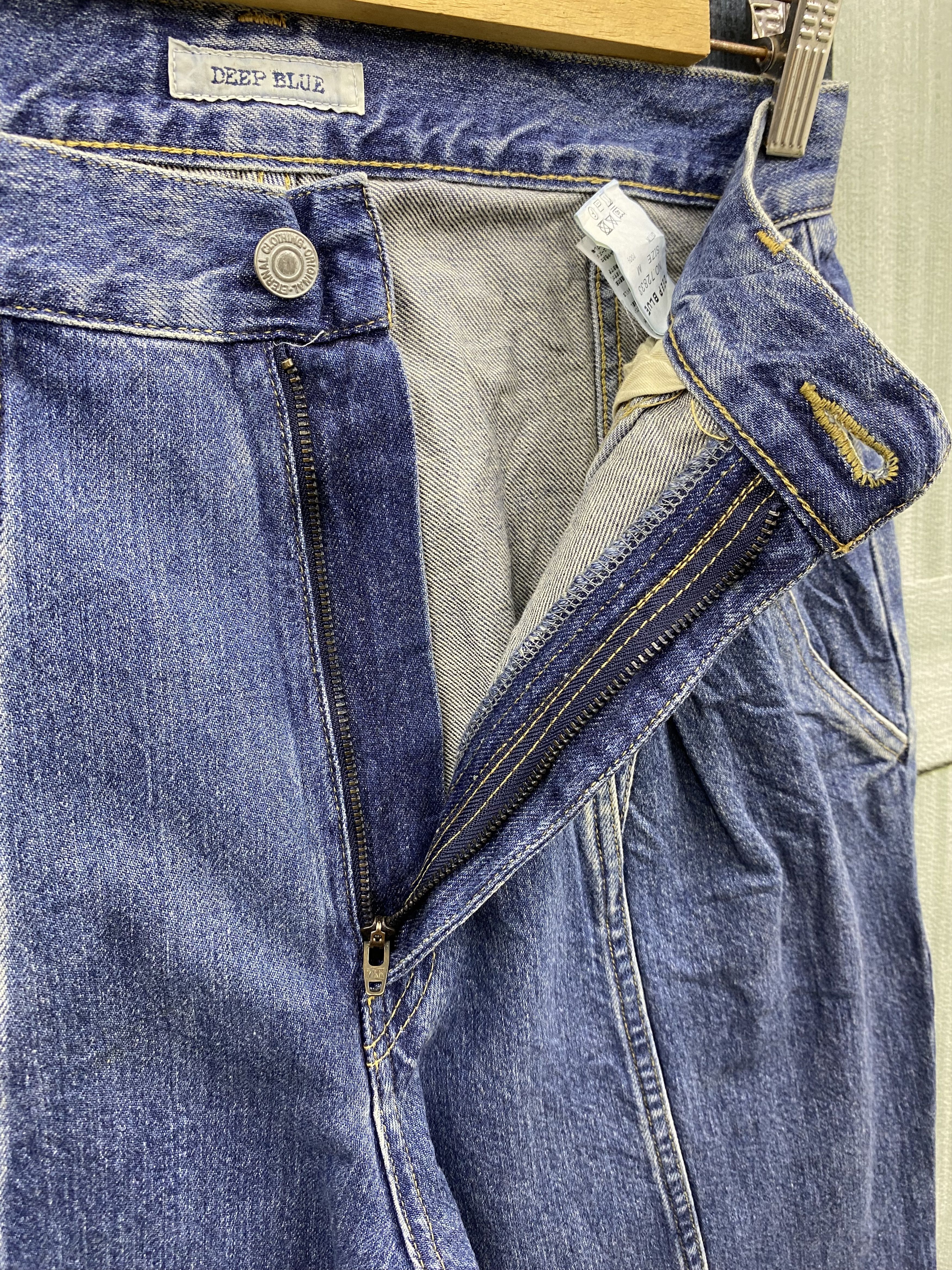 Eternal × Japanese Brand × Vintage Vintage Deep Blue by Eternal Faded Blue Denim Jean Size US 31 - 10 Thumbnail