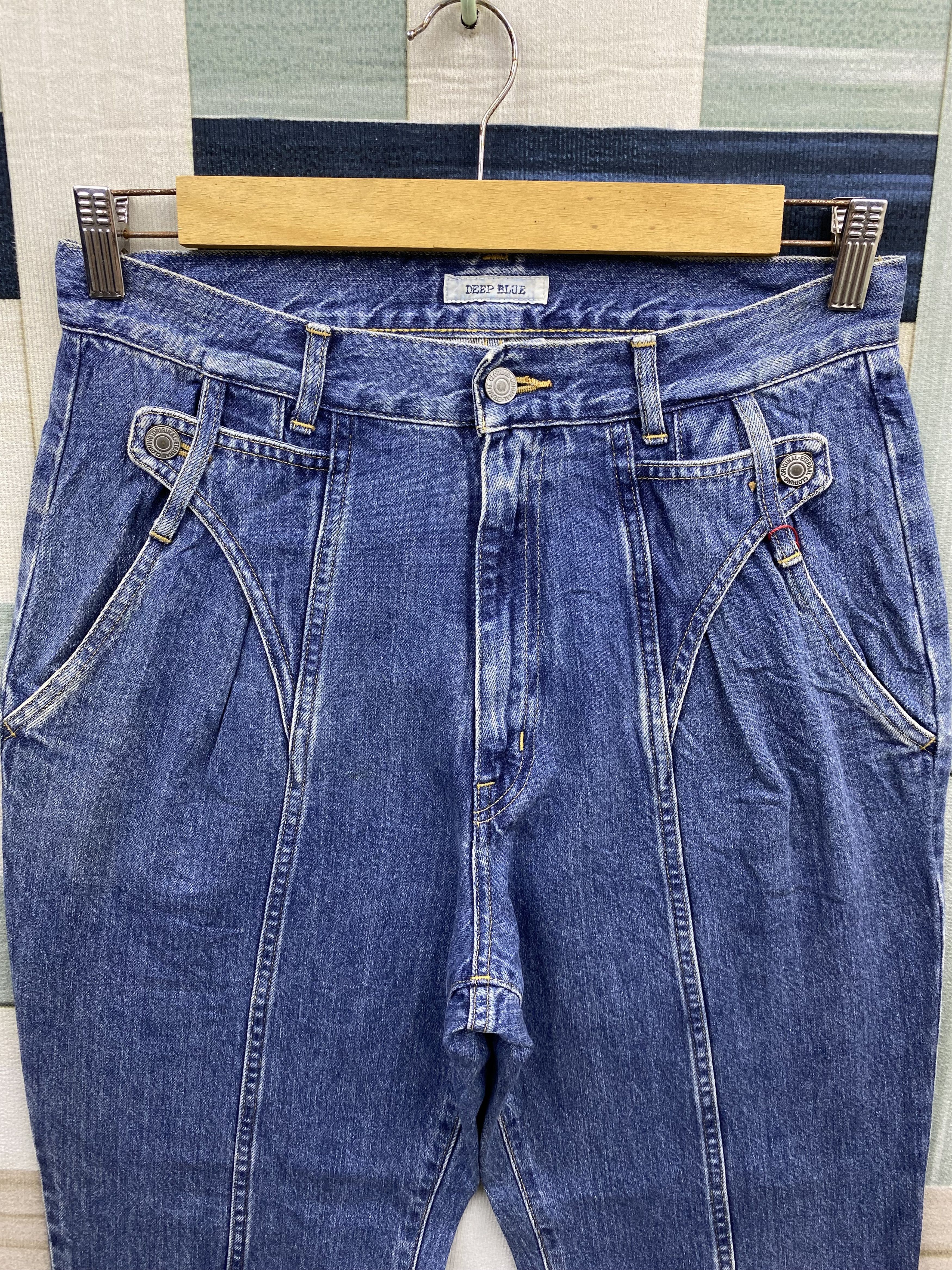 Eternal × Japanese Brand × Vintage Vintage Deep Blue by Eternal Faded Blue Denim Jean Size US 31 - 2 Thumbnail