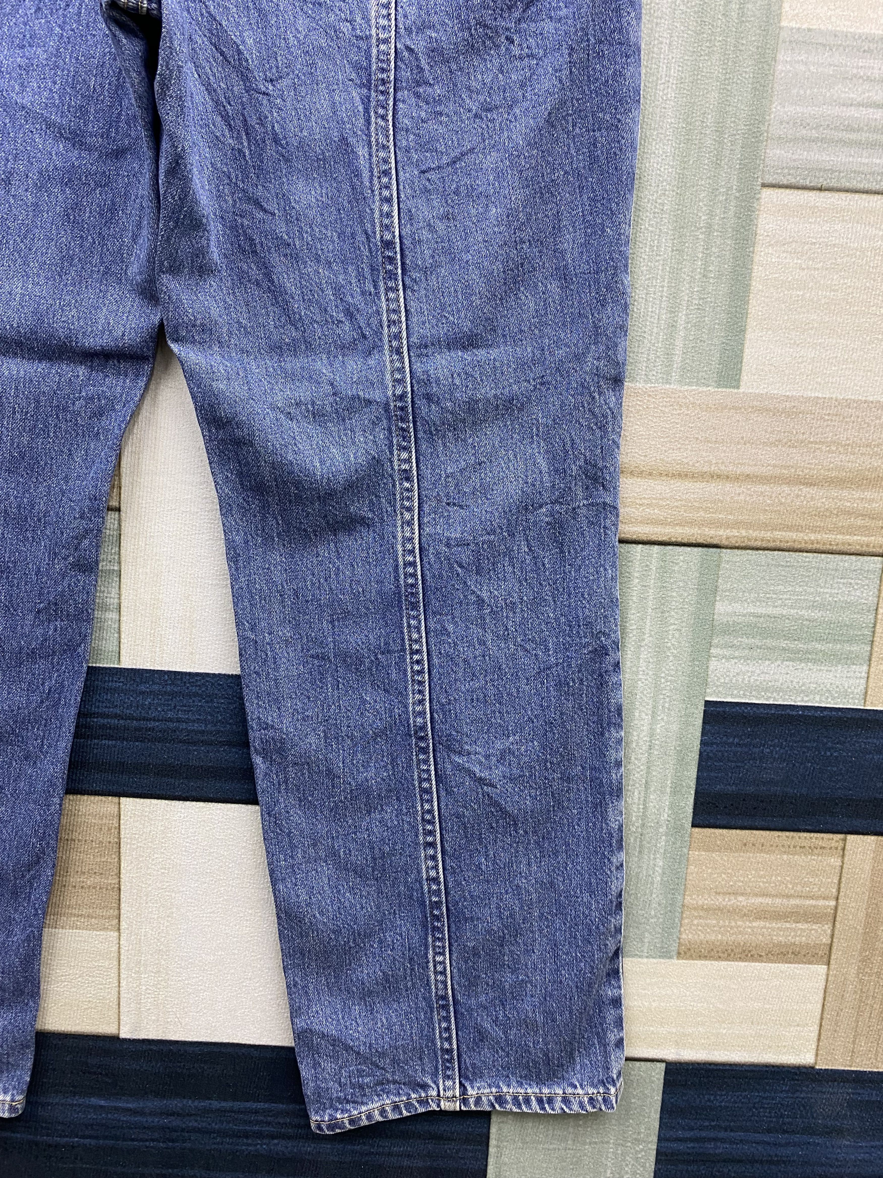 Eternal × Japanese Brand × Vintage Vintage Deep Blue by Eternal Faded Blue Denim Jean Size US 31 - 14 Thumbnail