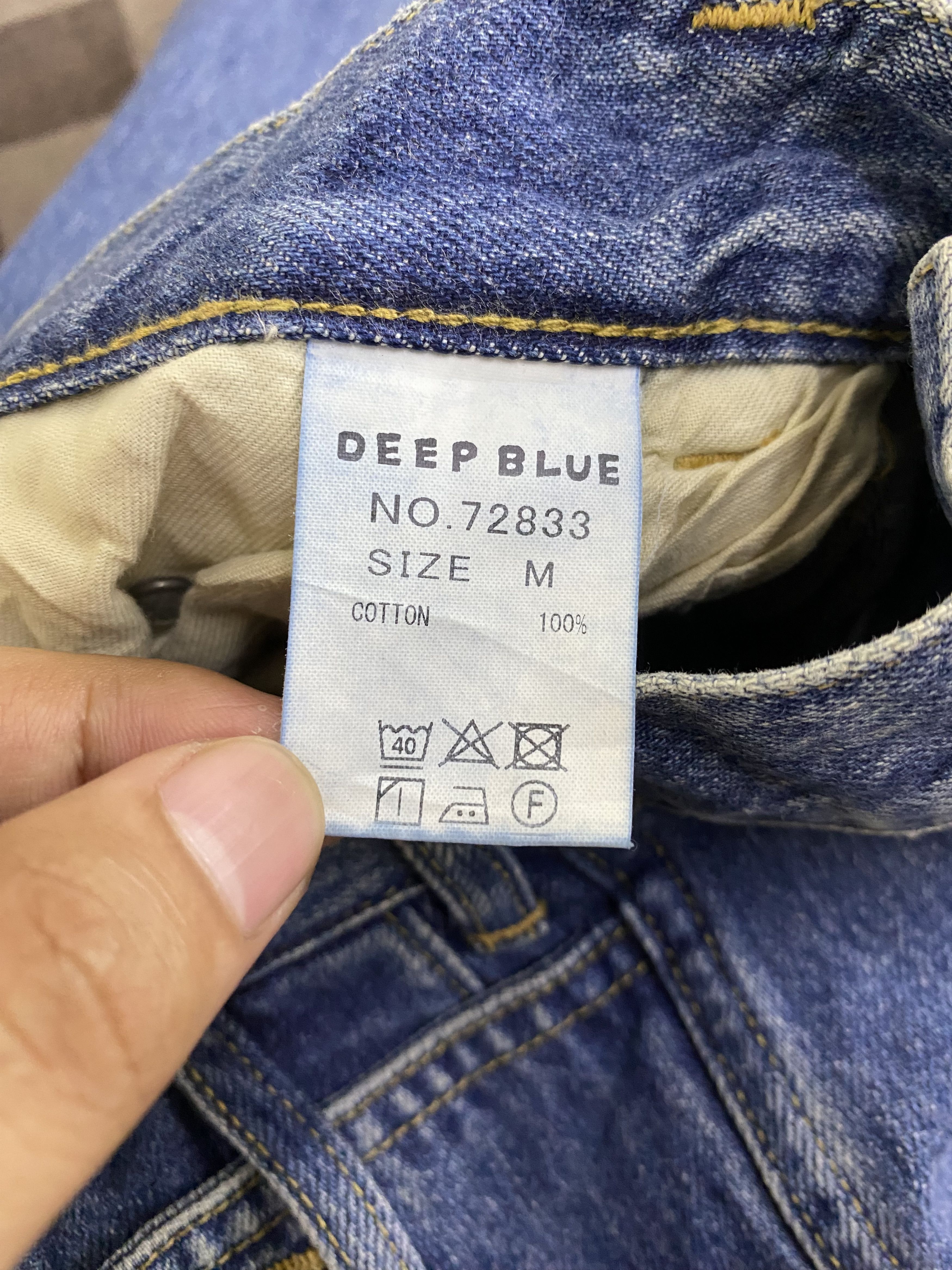 Eternal × Japanese Brand × Vintage Vintage Deep Blue by Eternal Faded Blue Denim Jean Size US 31 - 16 Thumbnail