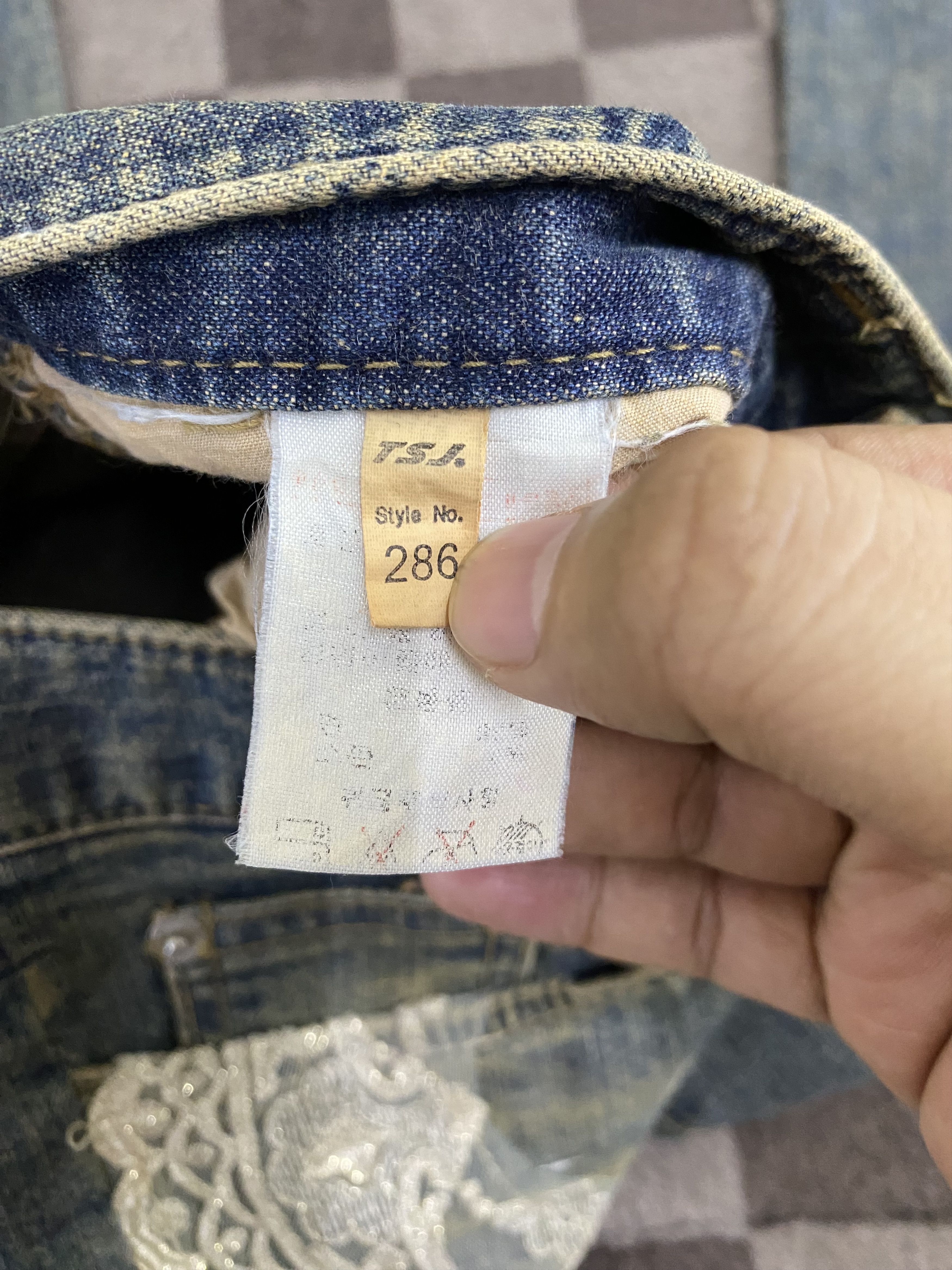 Japanese Brand Vintage Japanese Brand T.S.J Laces Flare Jean Size 28" / US 6 / IT 42 - 20 Thumbnail