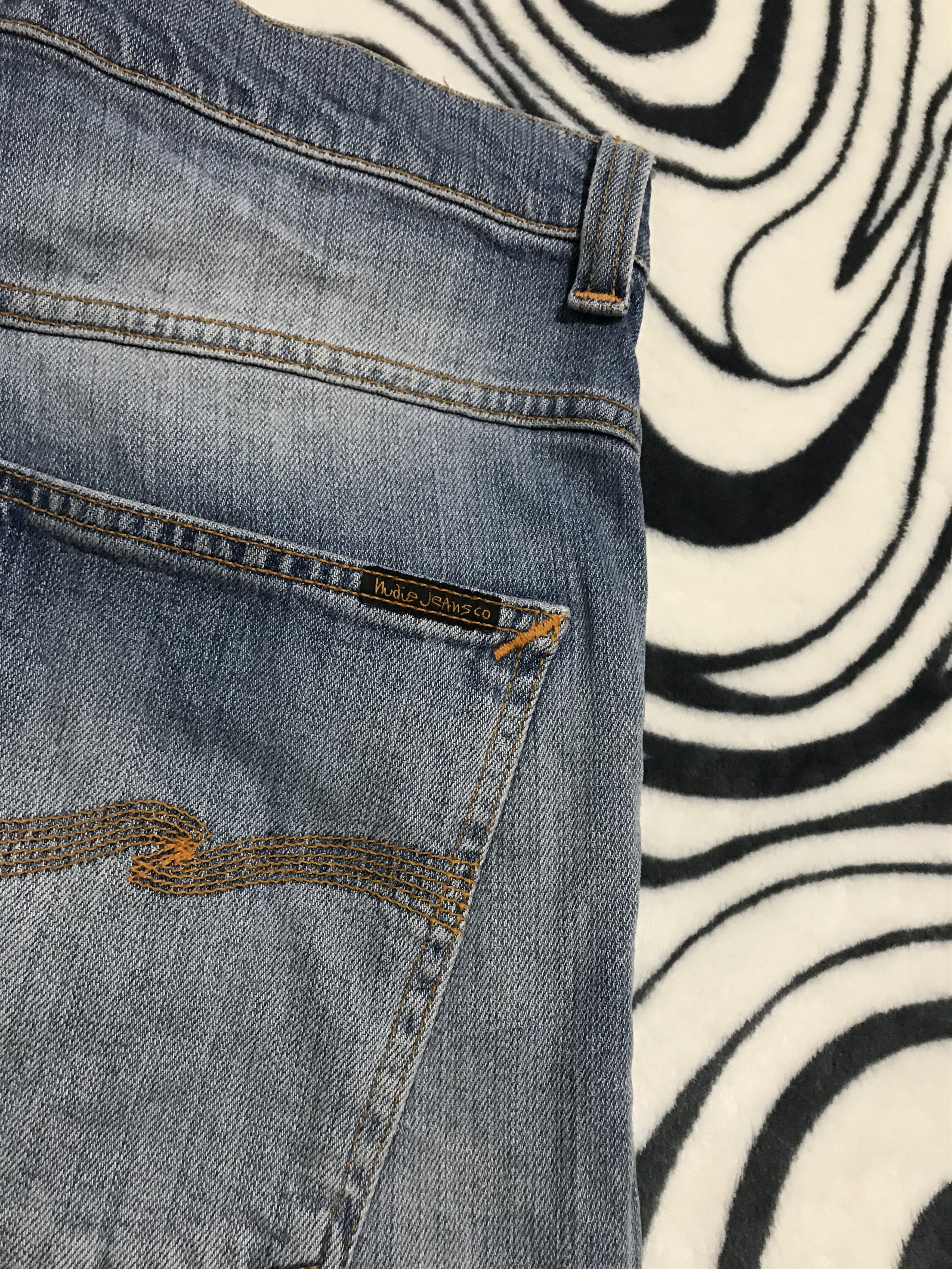 Nudie Jeans Nudie Jeans Mens Denim Pants Size US 32 / EU 48 - 4 Thumbnail