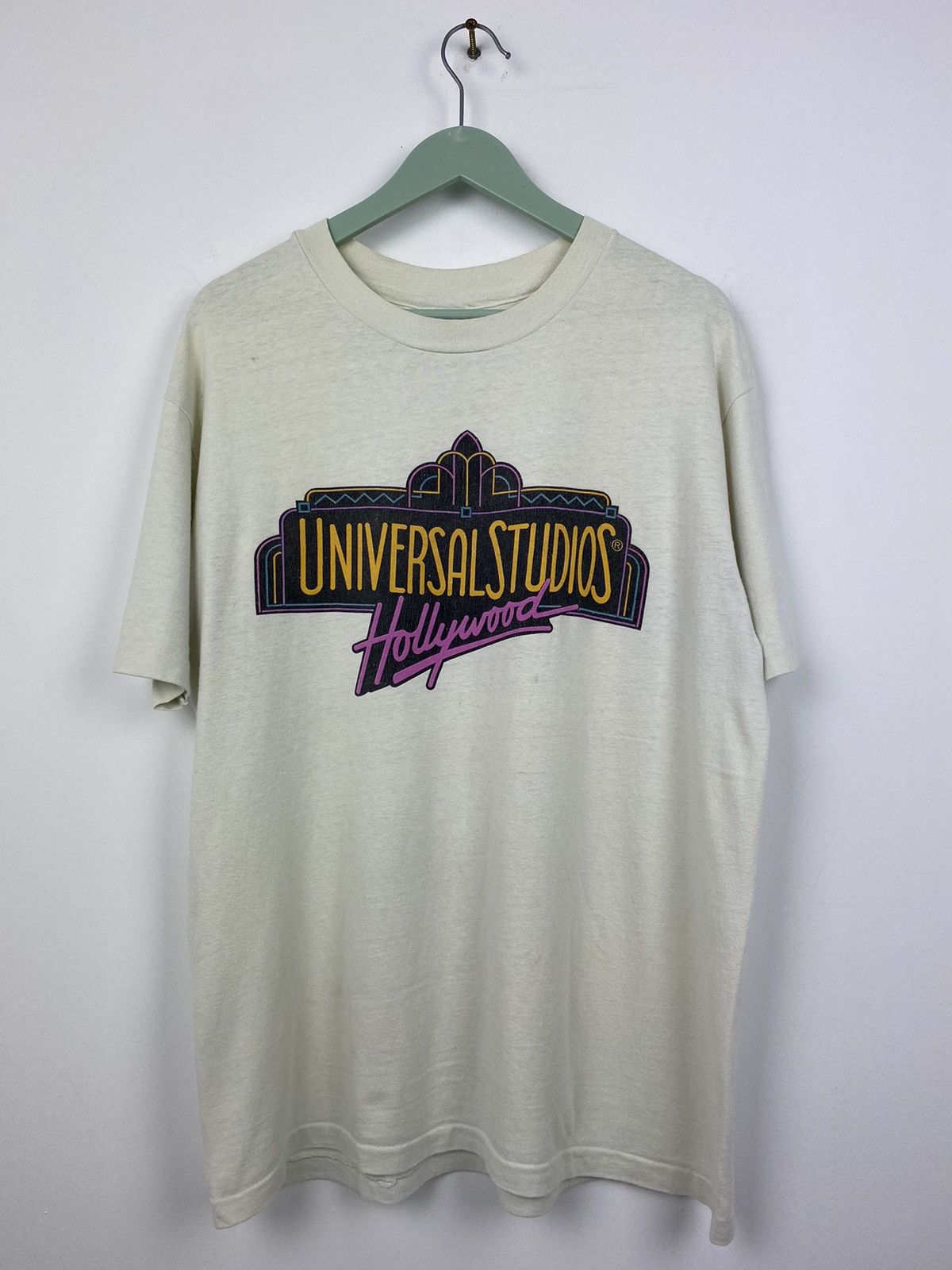 Vintage Vintage Universal Studios Hollywood Promo USA T Shirt Y2K Size US L / EU 52-54 / 3 - 1 Thumbnail