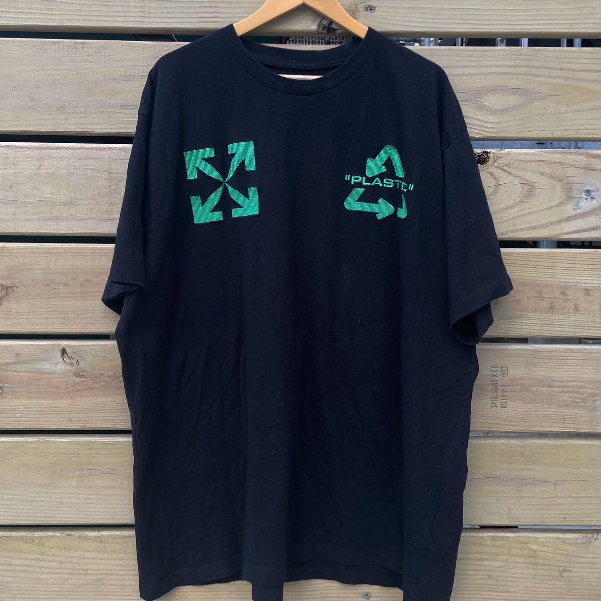 Off-White SS20 Off White Embroidered Tee Size US XL / EU 56 / 4 - 1 Thumbnail