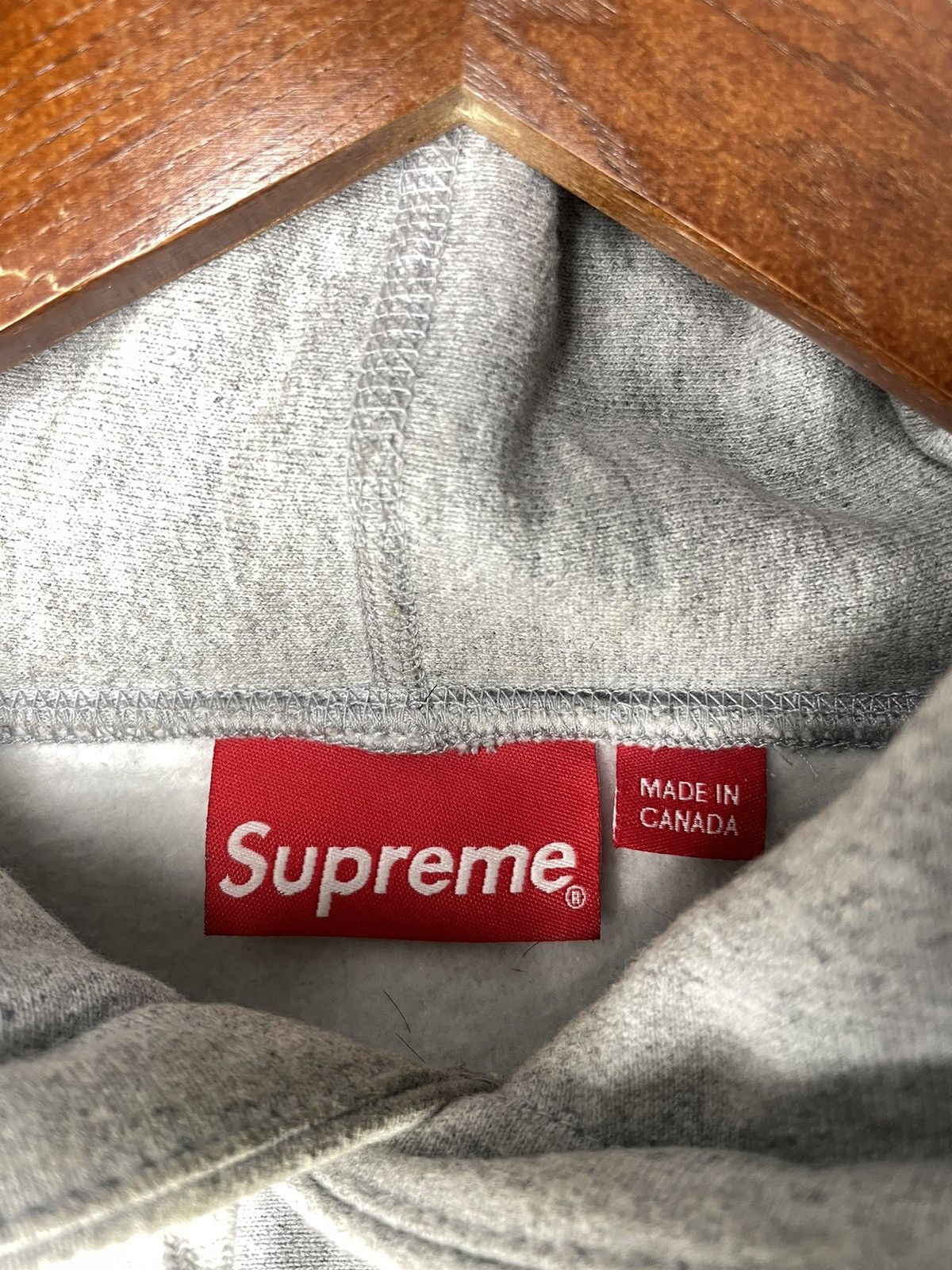 Supreme Supreme Box Logo Hoodie Heather Grey Grailed