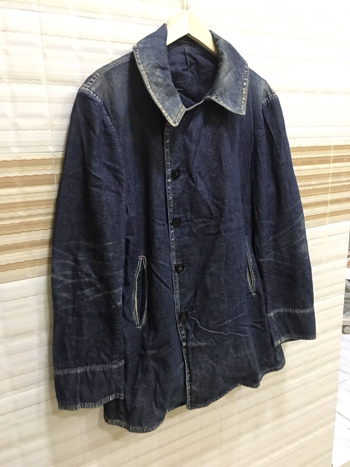 Yohji Yamamoto Yohji Yamamoto × Y’s for Men Vintage Denim Jacket Size US M / EU 48-50 / 2 - 6 Thumbnail