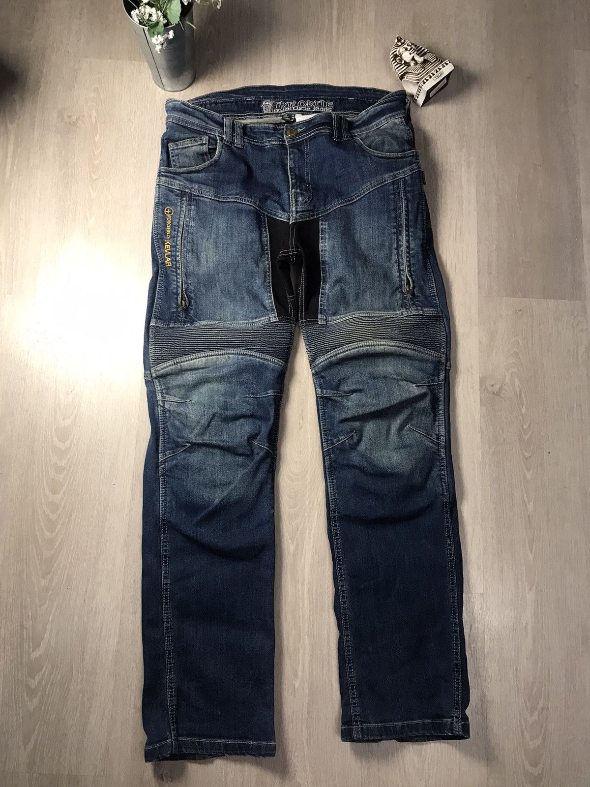 TRILOBITE MOTORCYCLE JEANS BIKER DENIM