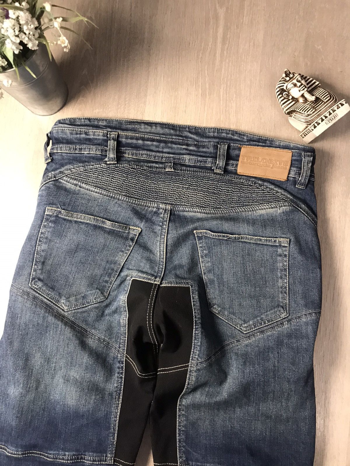 Other TRILOBITE MOTORCYCLE JEANS BIKER DENIM Size US 32 / EU 48 - 14 Thumbnail
