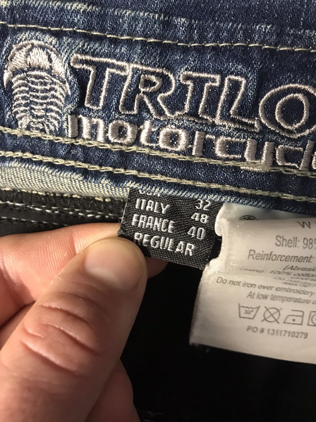Other TRILOBITE MOTORCYCLE JEANS BIKER DENIM Size US 32 / EU 48 - 8 Thumbnail