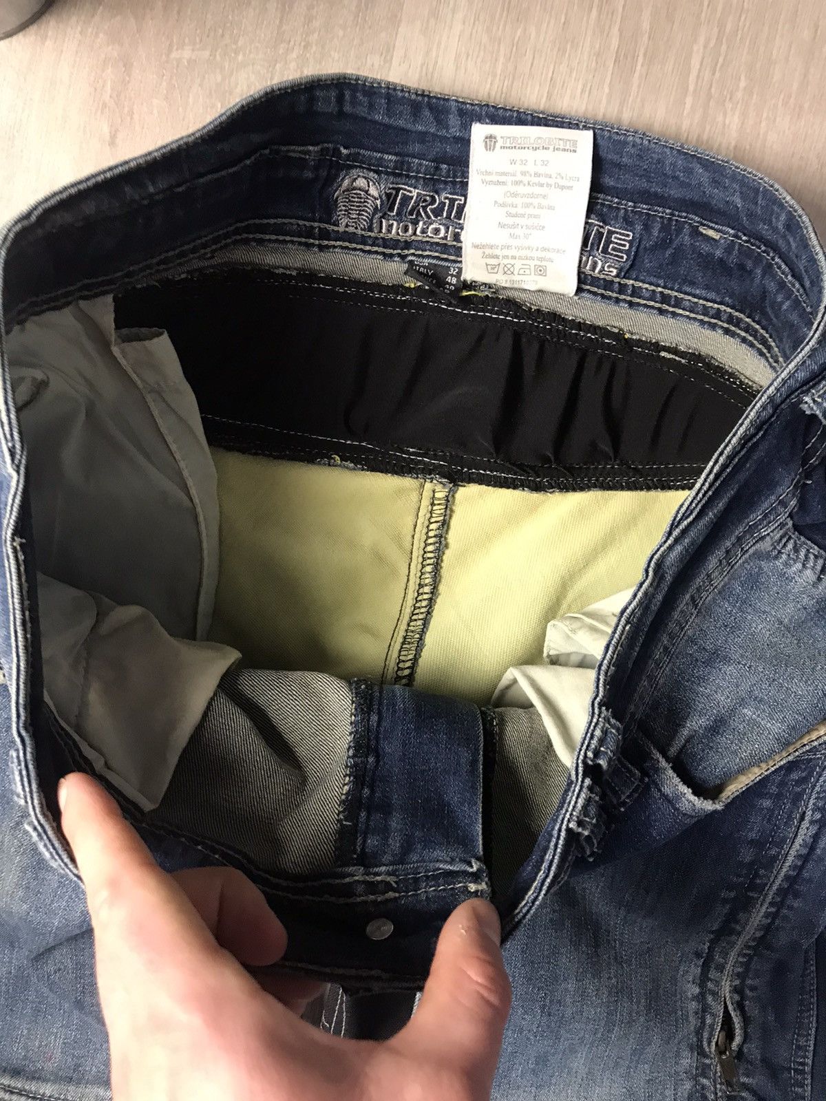 Other TRILOBITE MOTORCYCLE JEANS BIKER DENIM Size US 32 / EU 48 - 10 Thumbnail