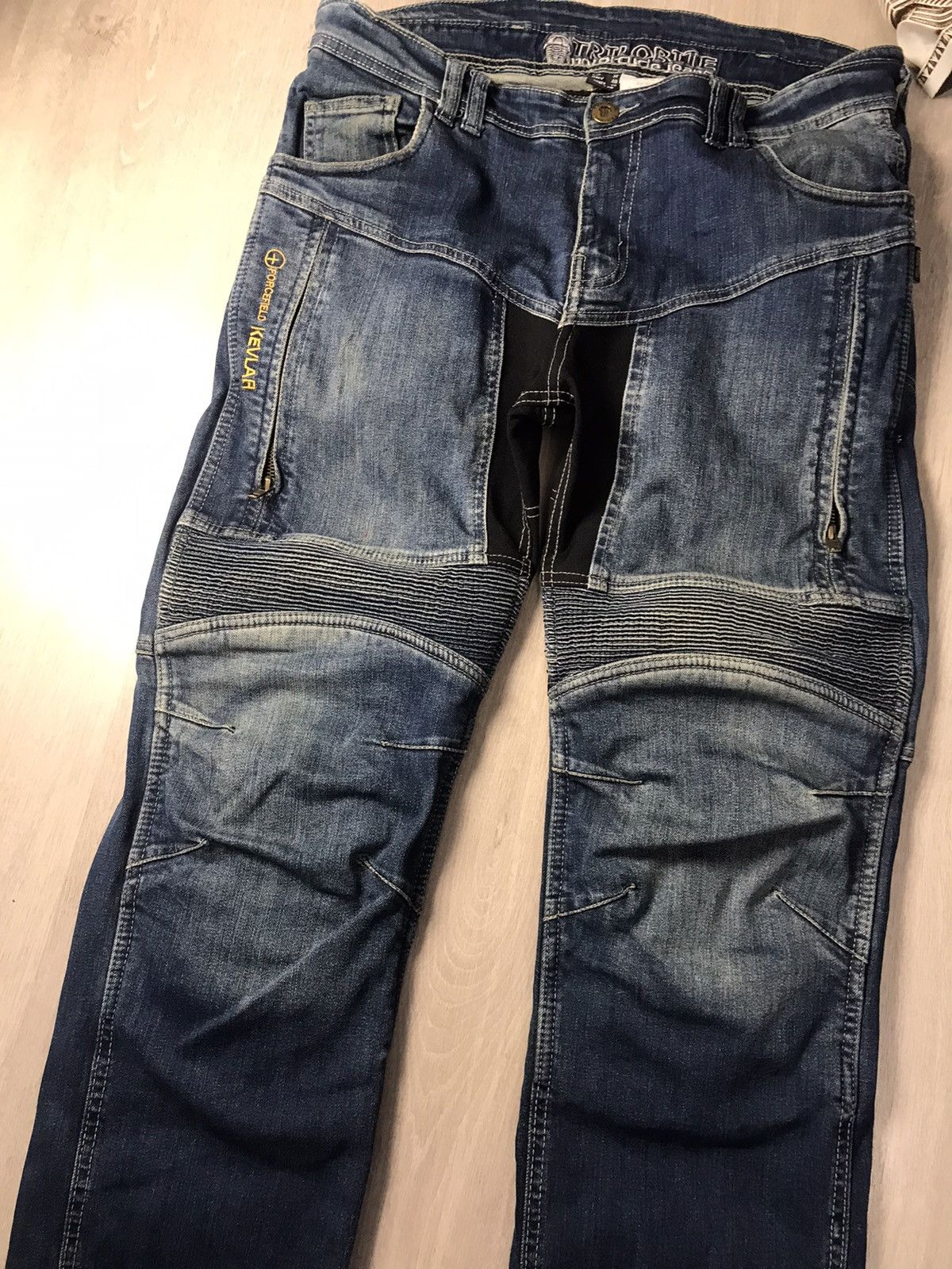 Other TRILOBITE MOTORCYCLE JEANS BIKER DENIM Size US 32 / EU 48 - 3 Thumbnail