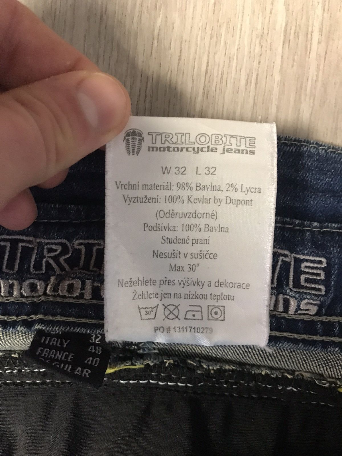 Other TRILOBITE MOTORCYCLE JEANS BIKER DENIM Size US 32 / EU 48 - 9 Thumbnail