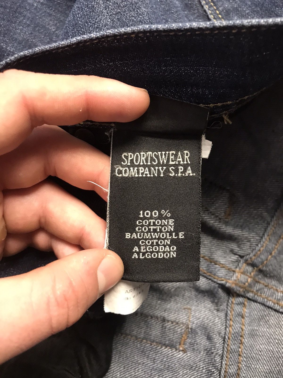 Stone Island × Vintage Vintage Stone Island denim Jeans Size US 30 / EU 46 - 9 Thumbnail