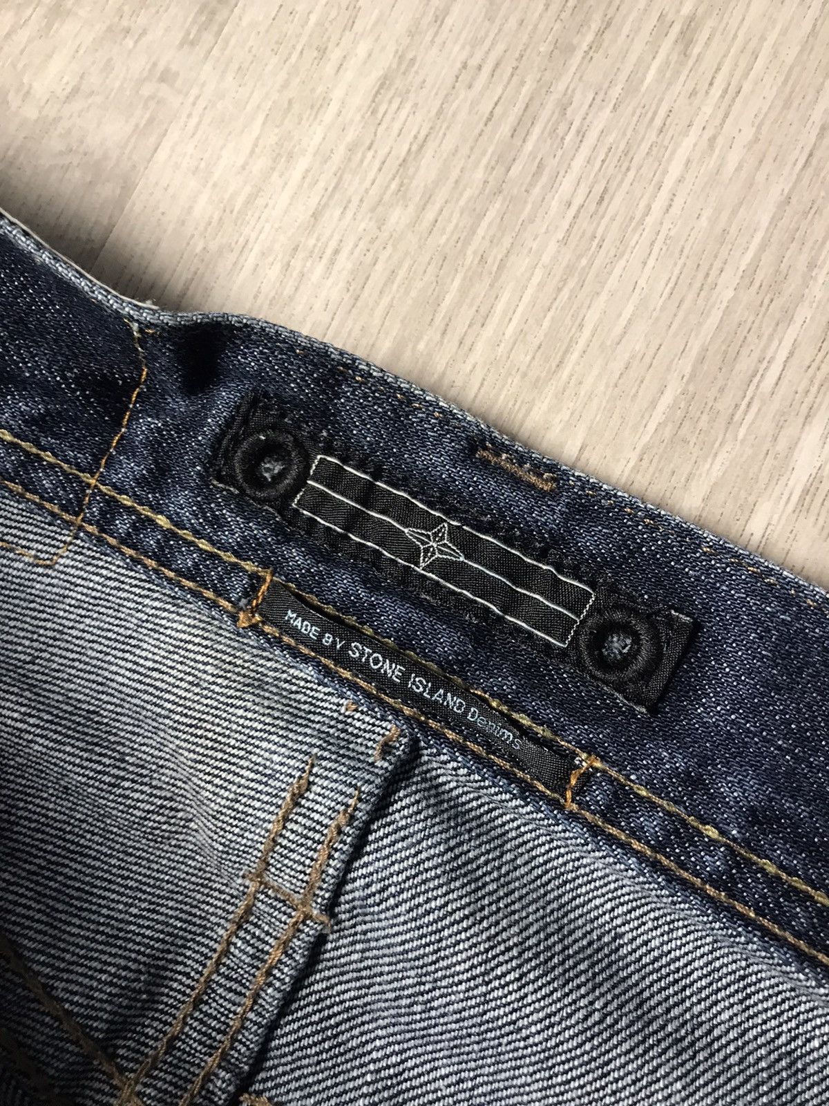 Stone Island × Vintage Vintage Stone Island denim Jeans Size US 30 / EU 46 - 14 Thumbnail