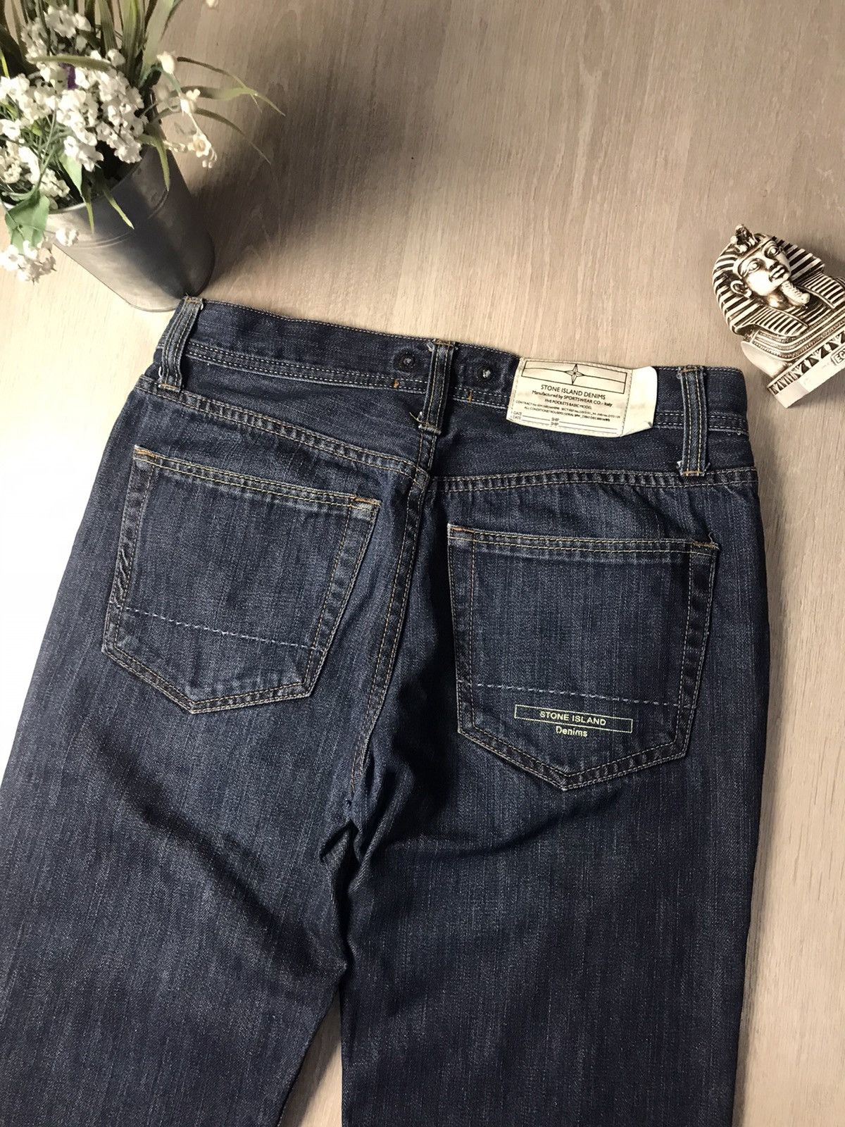 Stone Island × Vintage Vintage Stone Island denim Jeans Size US 30 / EU 46 - 17 Thumbnail
