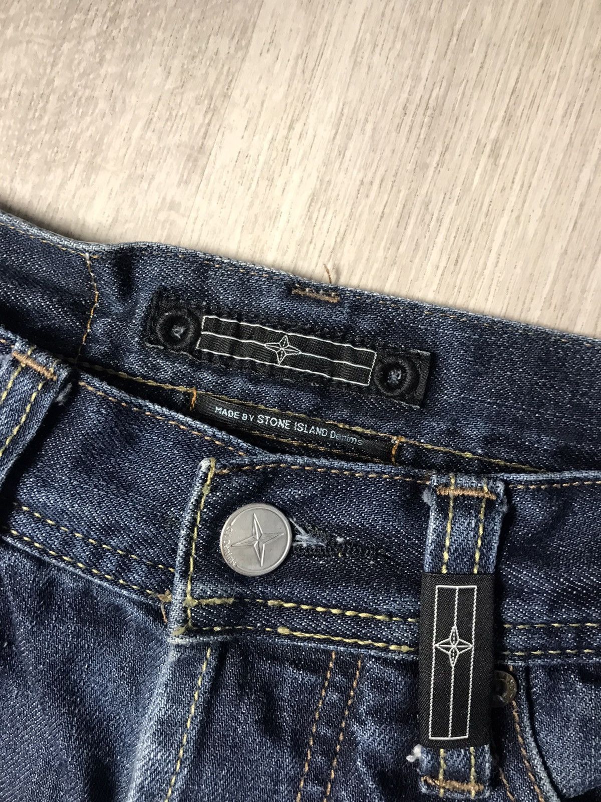 Stone Island × Vintage Vintage Stone Island denim Jeans Size US 30 / EU 46 - 6 Thumbnail
