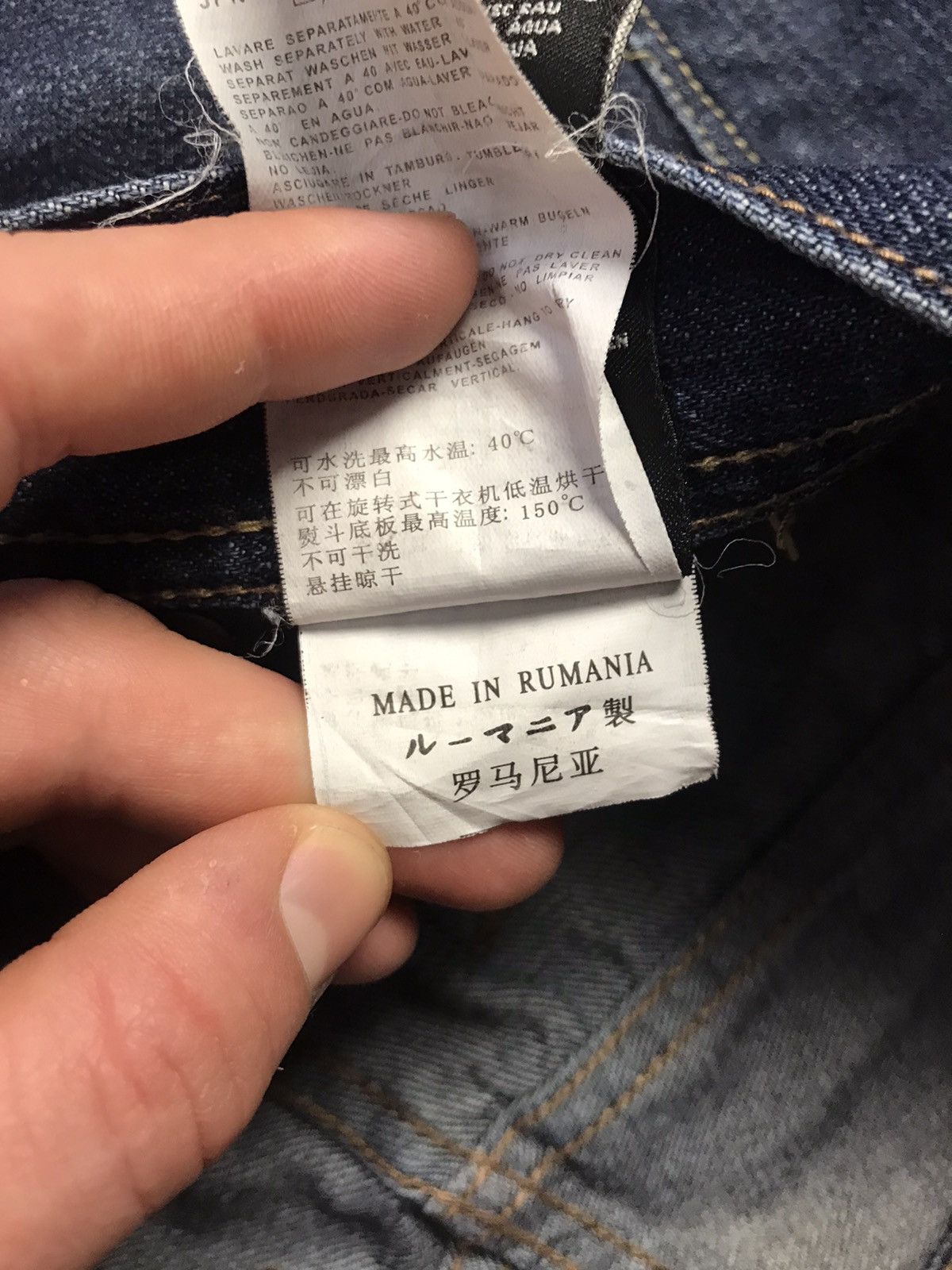 Stone Island × Vintage Vintage Stone Island denim Jeans Size US 30 / EU 46 - 13 Thumbnail