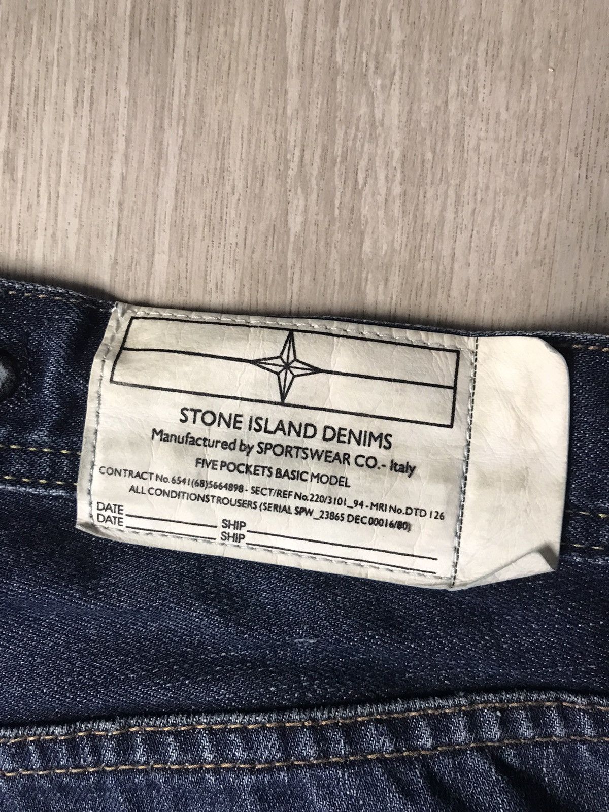 Stone Island × Vintage Vintage Stone Island denim Jeans Size US 30 / EU 46 - 18 Thumbnail