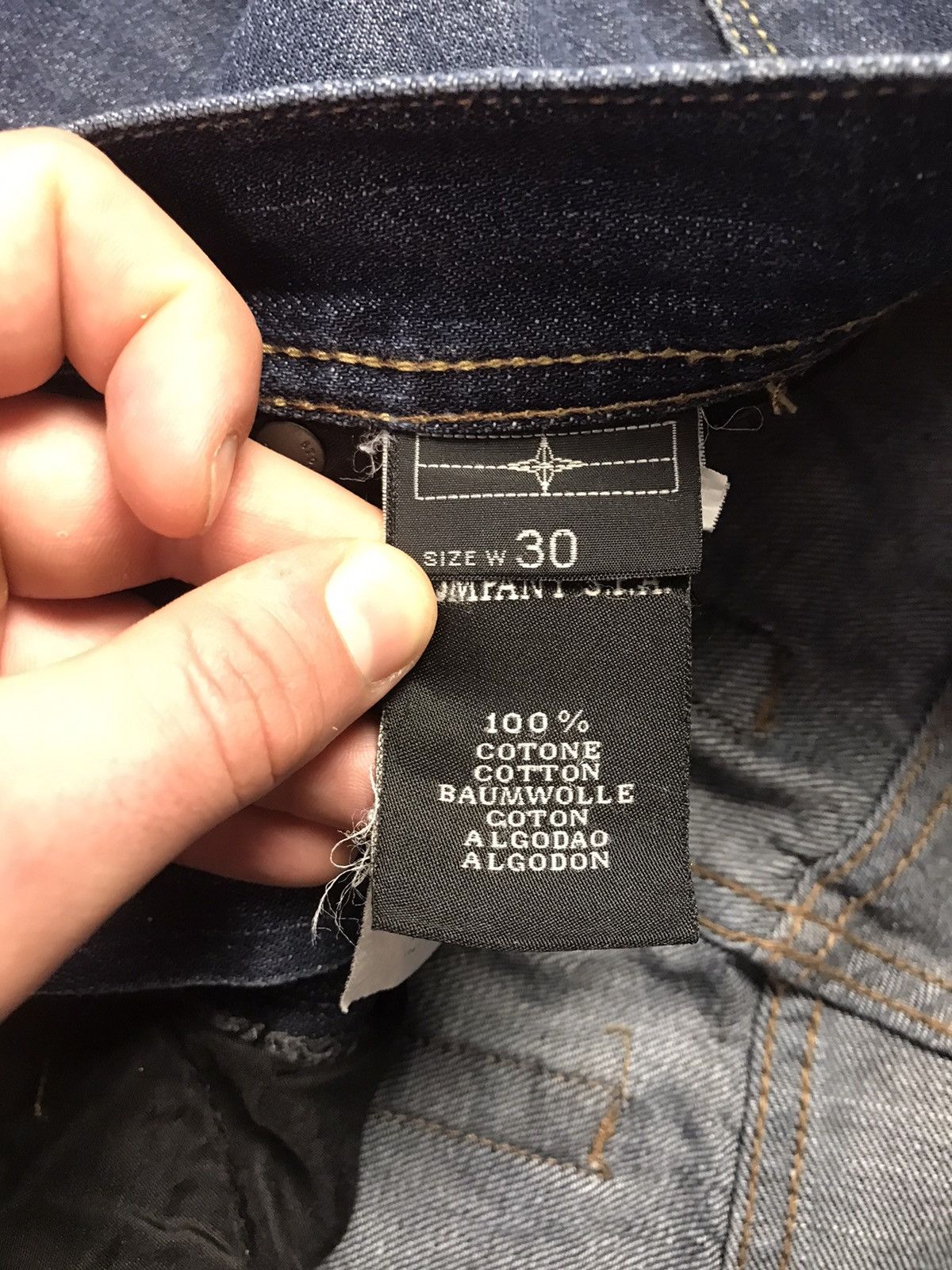 Stone Island × Vintage Vintage Stone Island denim Jeans Size US 30 / EU 46 - 8 Thumbnail