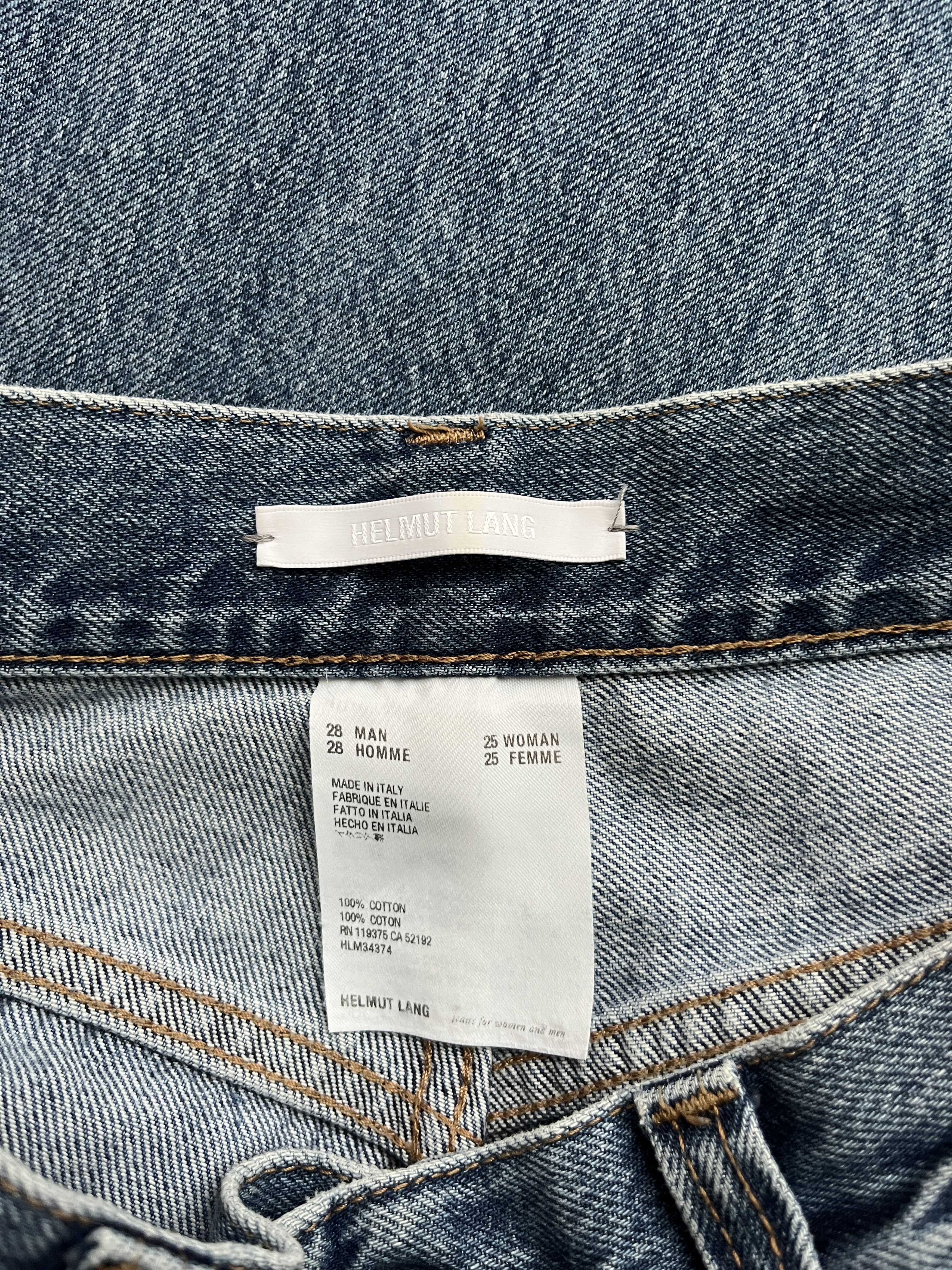 Helmut Lang ⚡️QUICK SALE⚡️Helmut Lang Blue Denim Straight Jeans Pants Size US 28 / EU 44 - 3 Thumbnail