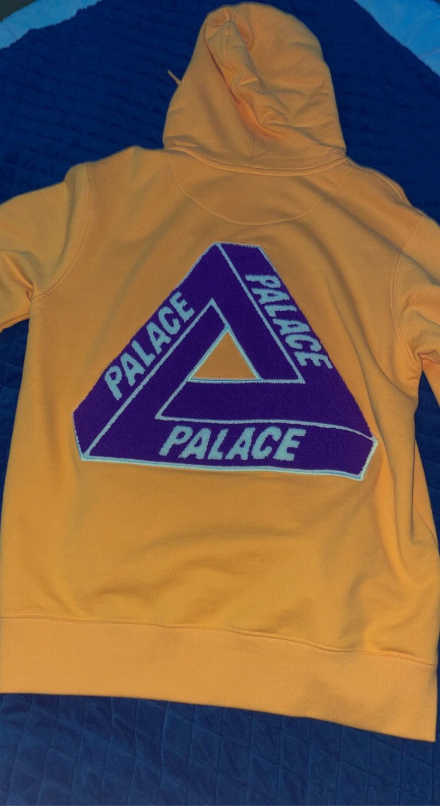 Palace SS20 Palace Tri Chenille Ferg Print Hoodie in Yellow/Purple Size US L / EU 52-54 / 3 - 7 Thumbnail