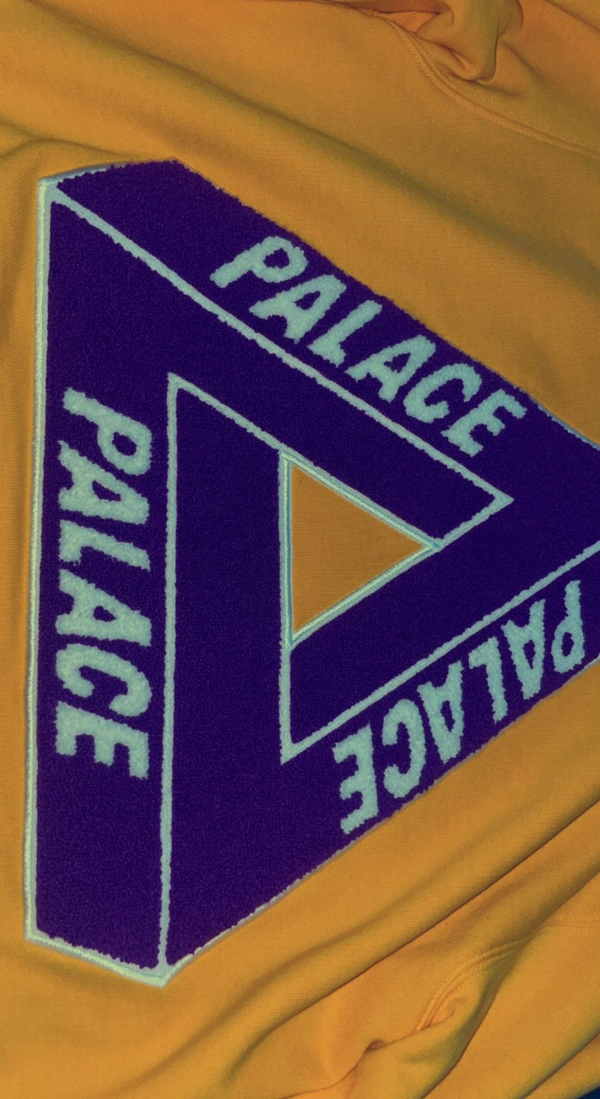 Palace SS20 Palace Tri Chenille Ferg Print Hoodie in Yellow/Purple Size US L / EU 52-54 / 3 - 8 Thumbnail