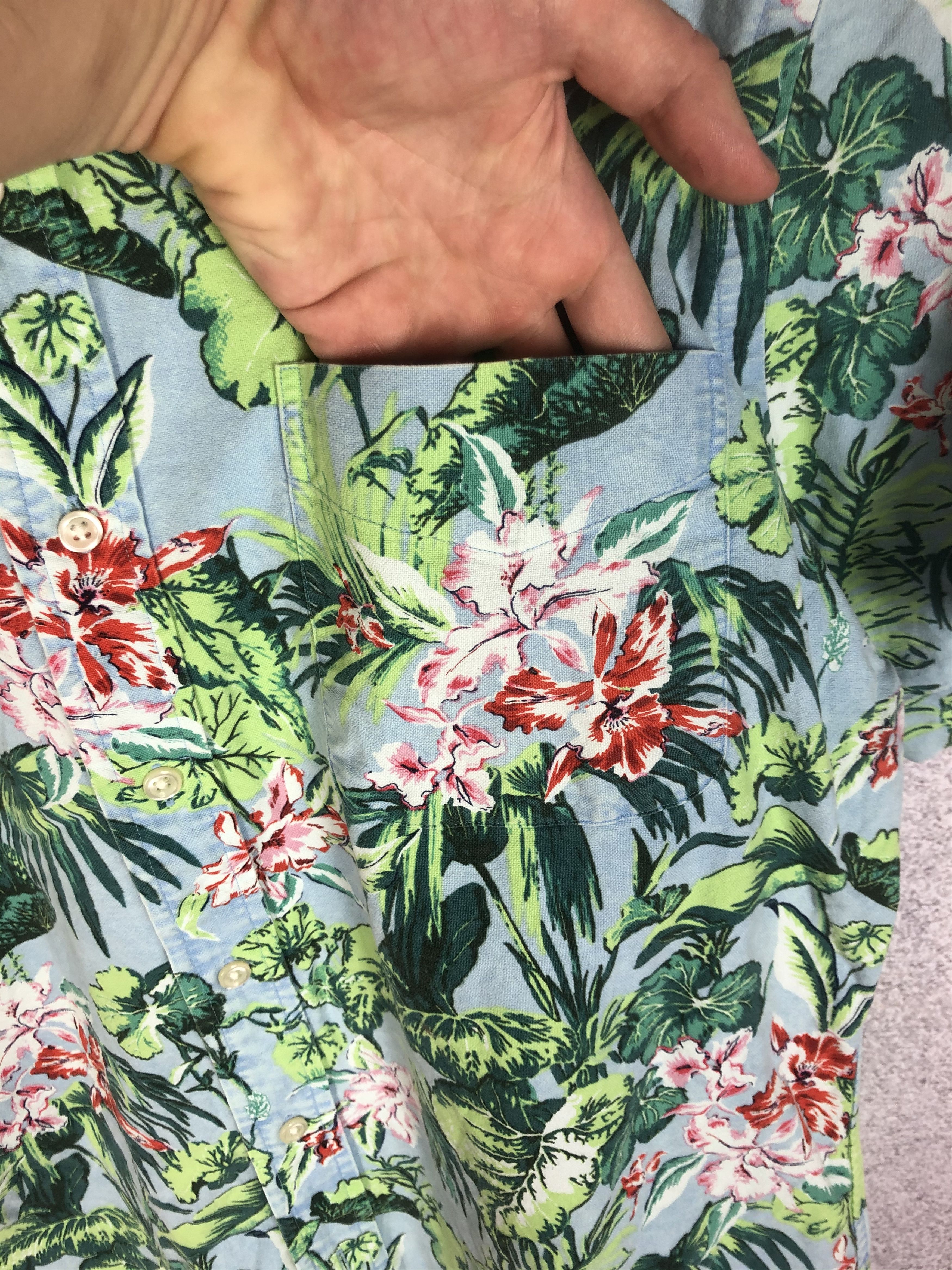 Polo Ralph Lauren Polo Ralph Lauren Hawaiian Shirt Button up Size US L / EU 52-54 / 3 - 3 Thumbnail